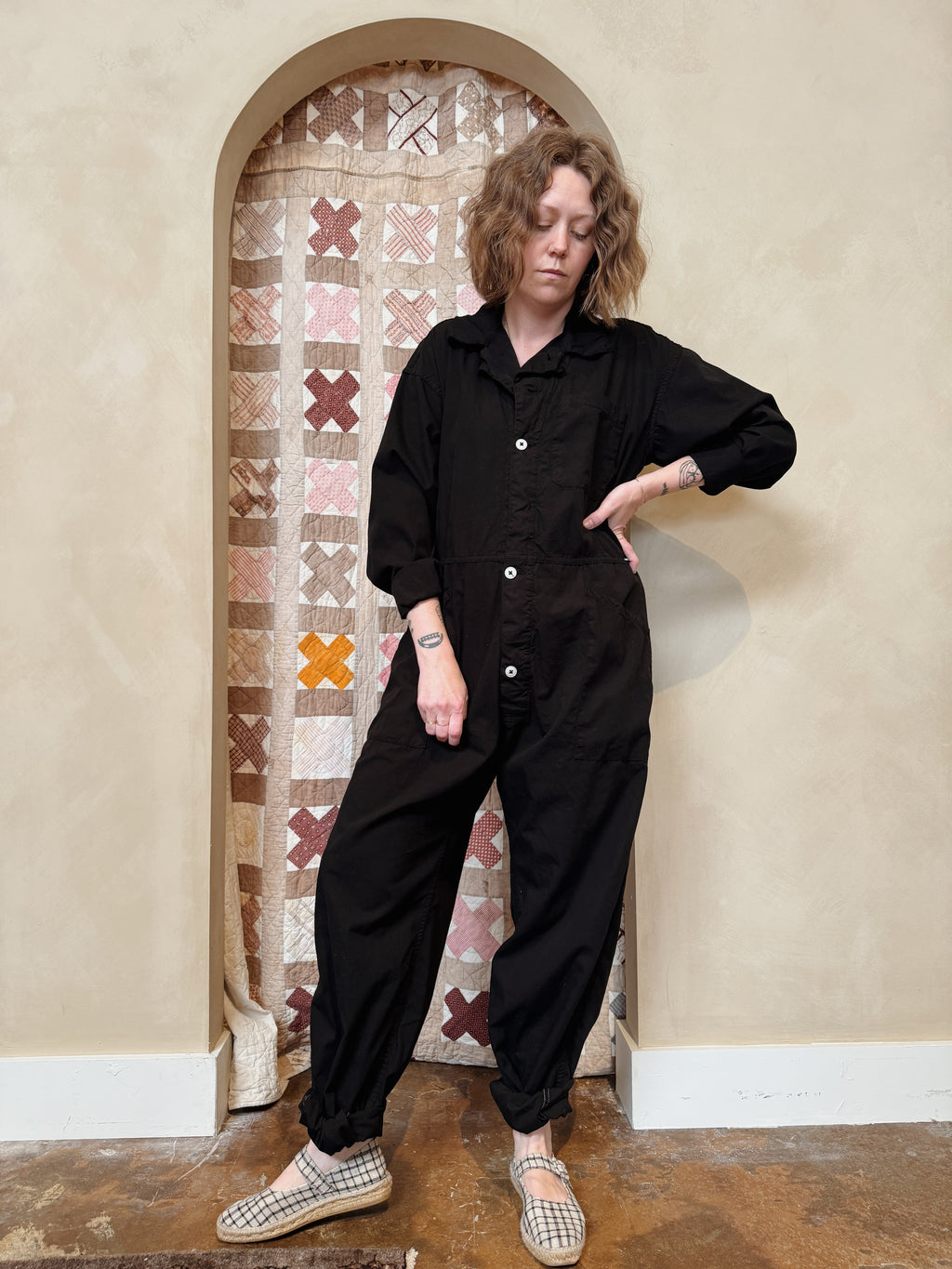 Vintage Black Jumpsuit