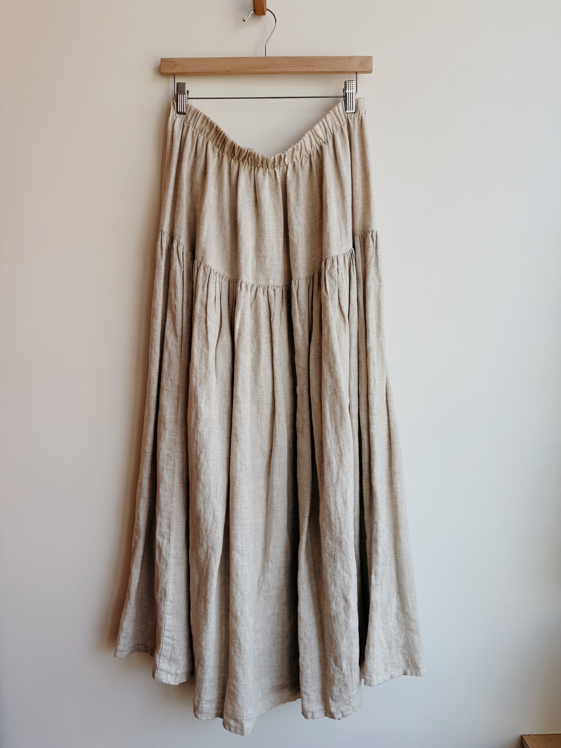 Oat Linen Skirt