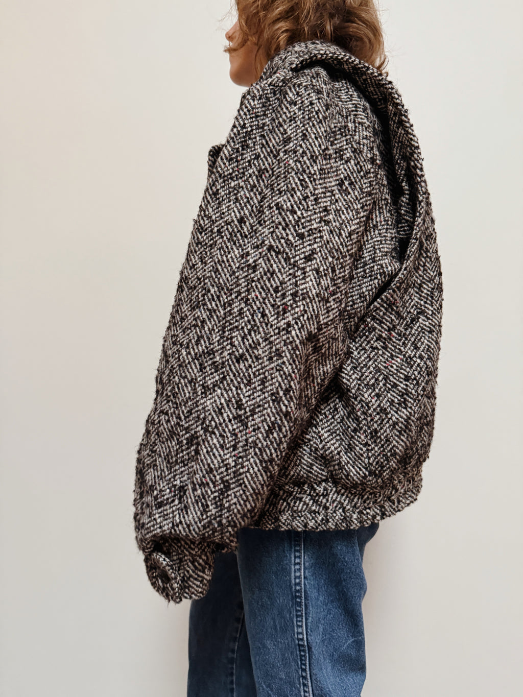 Dash Herringbone Bomber