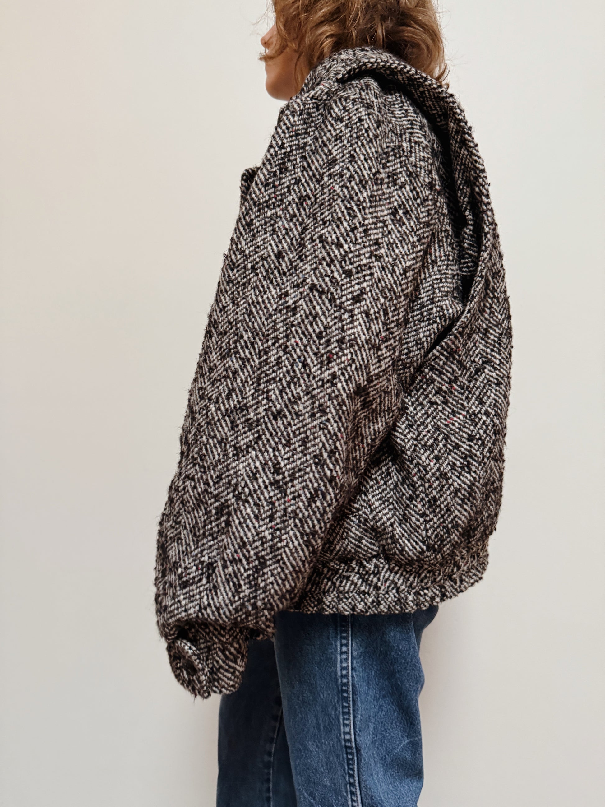 Dash Herringbone Bomber
