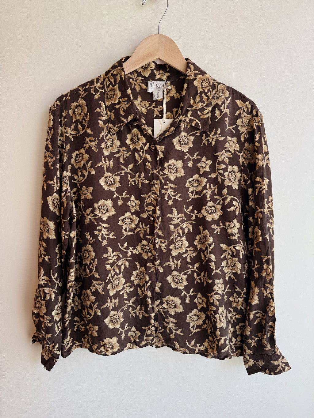 Paris - Silky Floral Top