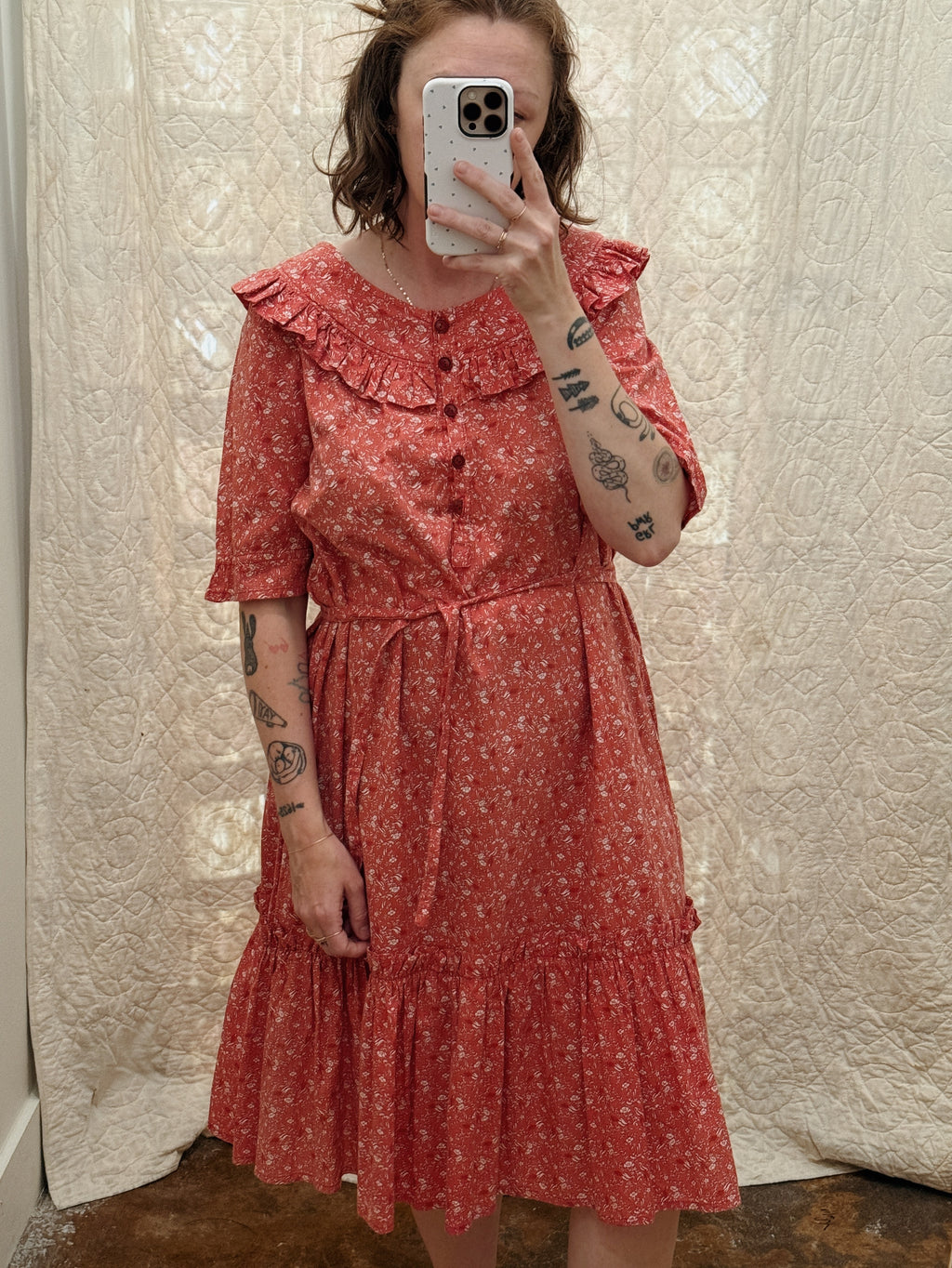 Pink Floral Dress
