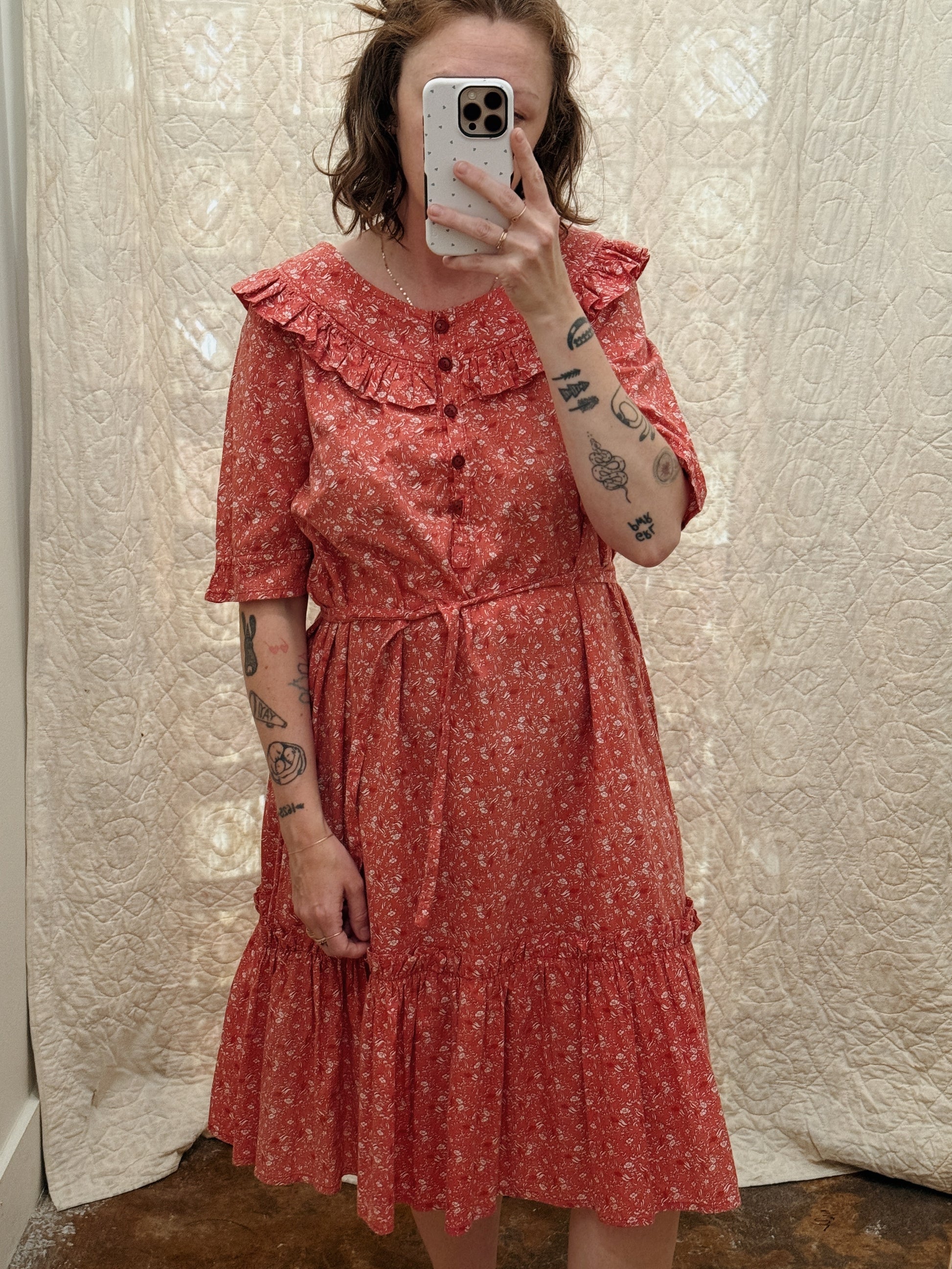 Pink Floral Dress