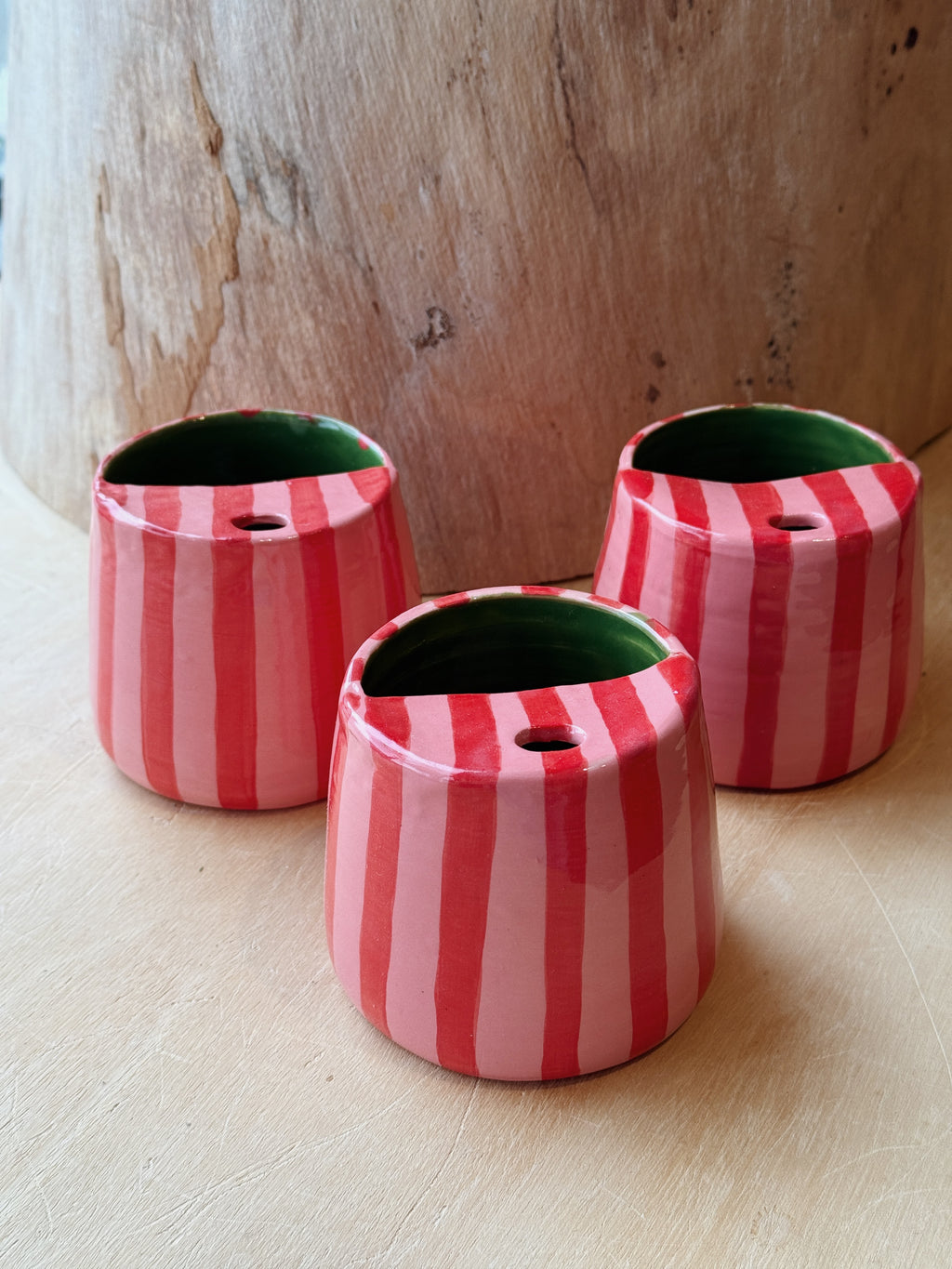 Striped Sippy Mug