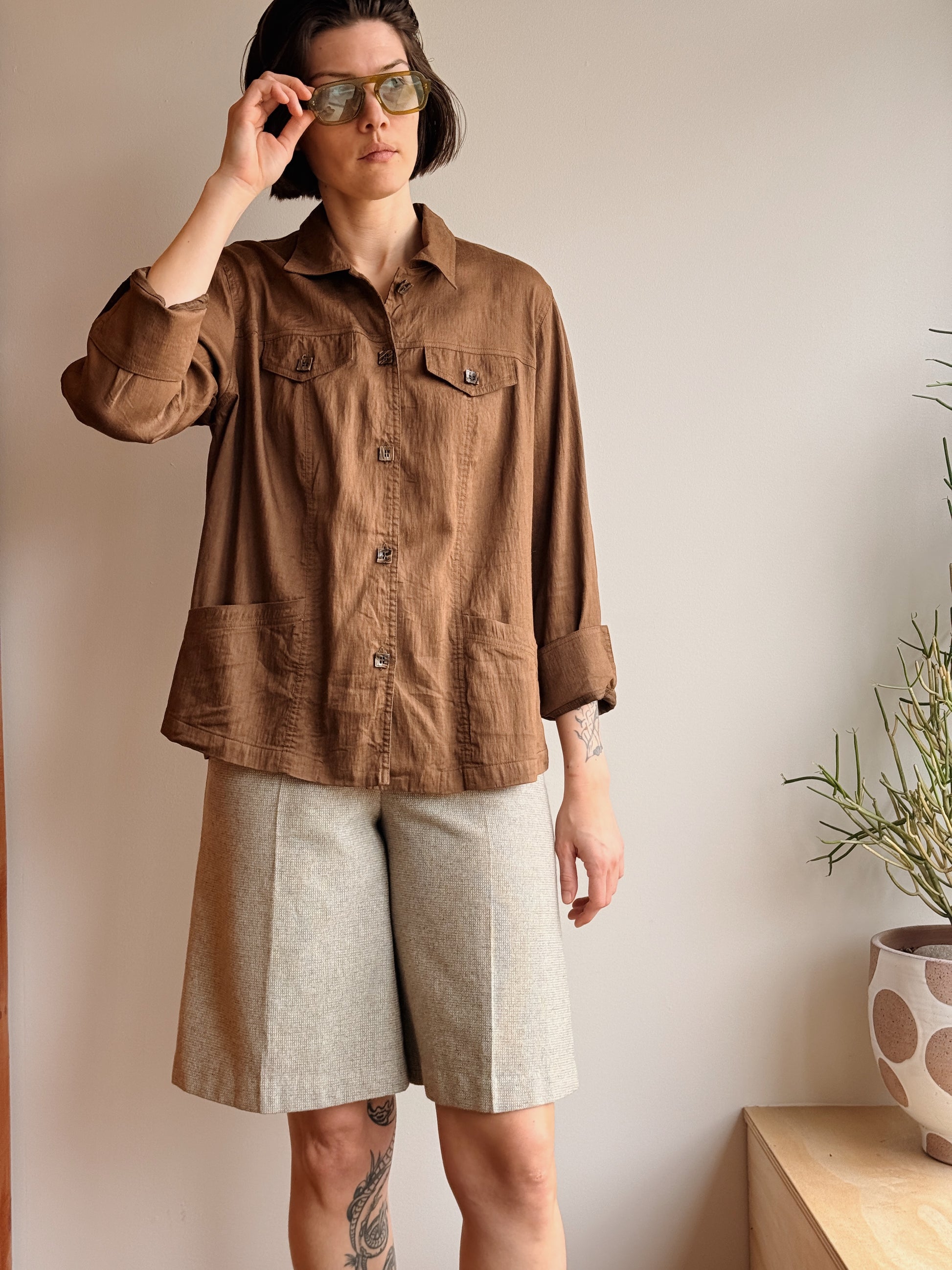 Wool Bermuda Shorts