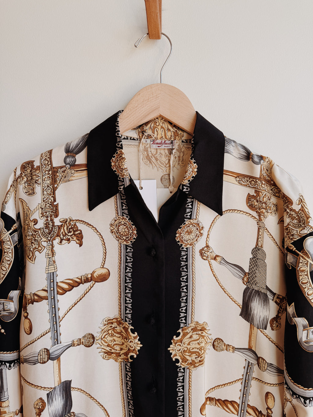 Printed Silk Blouse