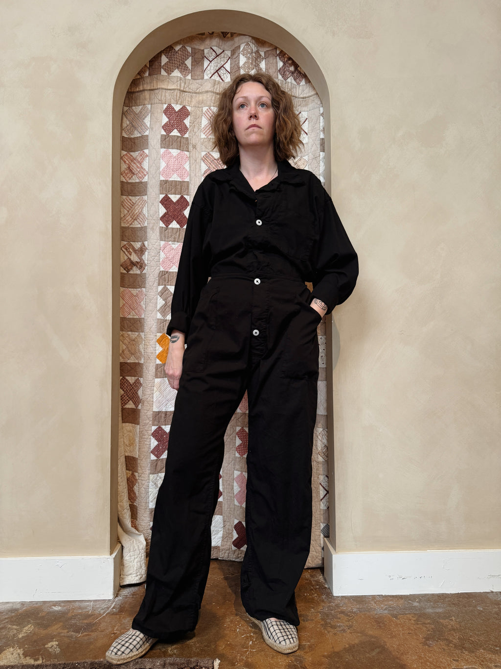 Vintage Black Jumpsuit