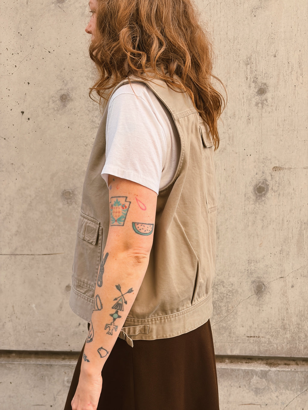 Utility Vest with Back Pocket