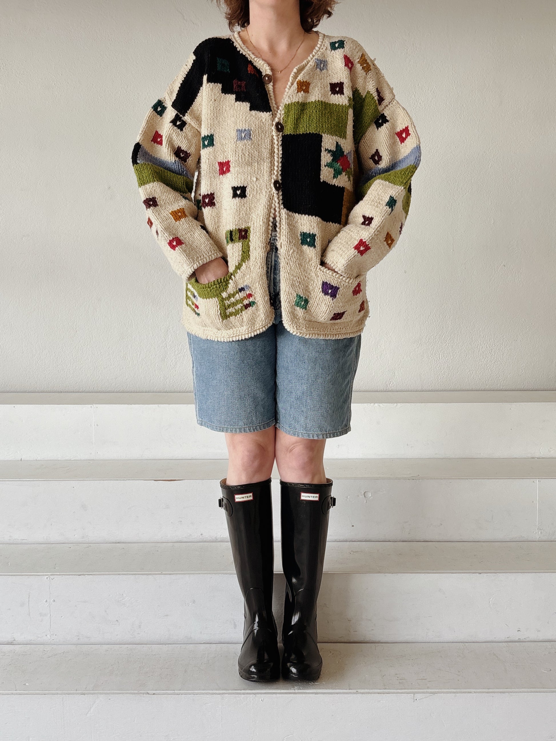 Confetti Wool Cardigan