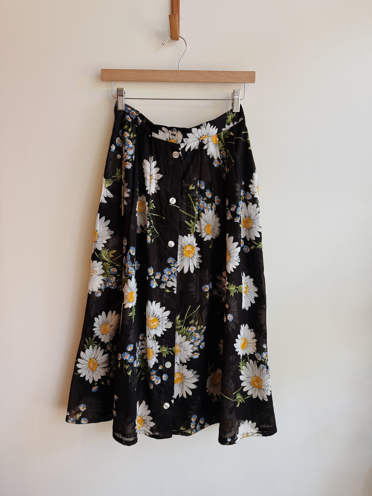 Liz Sport Black Floral Skirt