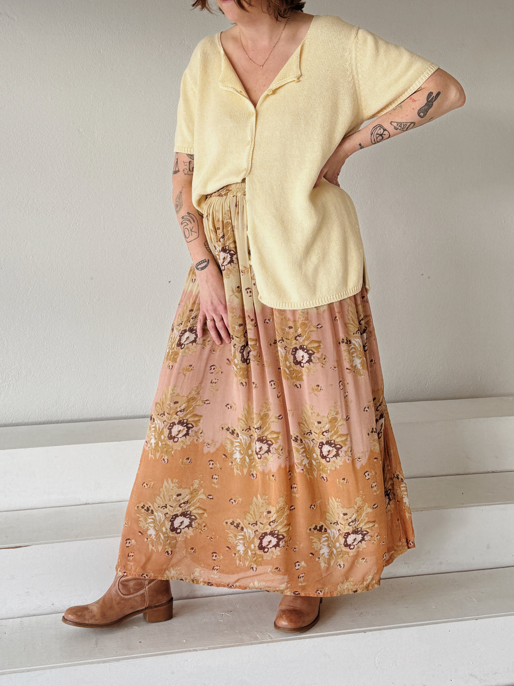 Floral Maxi Skirt
