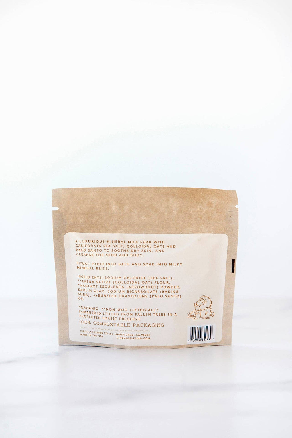 Mineral Milk Soak Sachet - Palo Santo