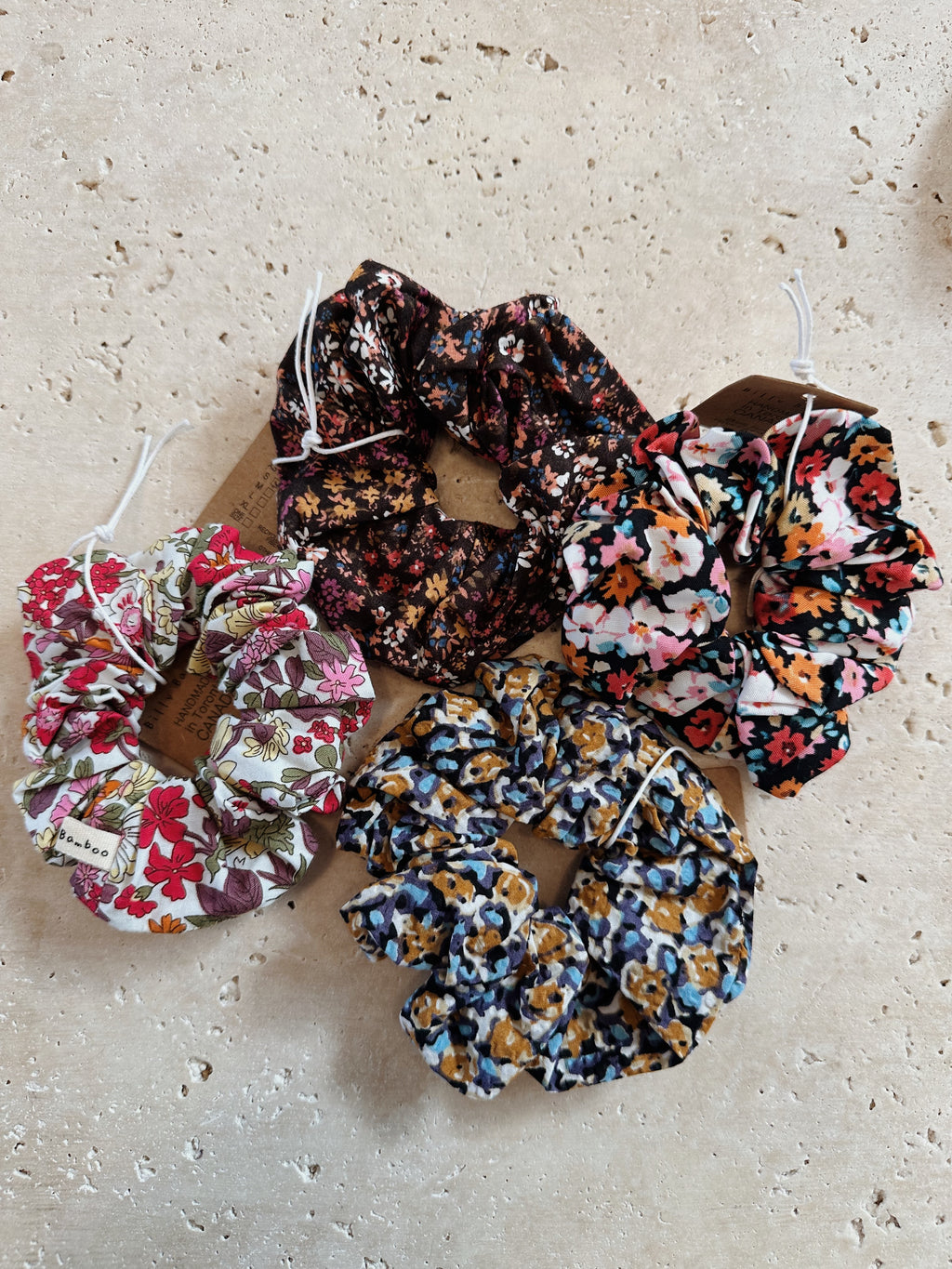 Fall Floral Scrunchies Mini