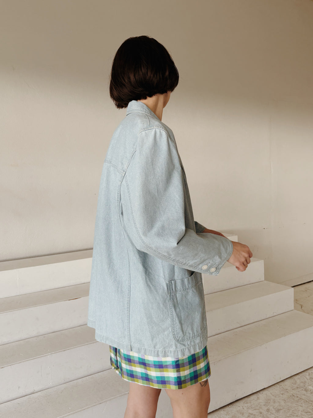 Chambray Blazer