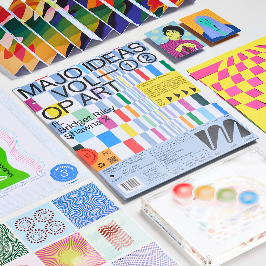 VOL ①② — OP ART Sticker Based Art Pack