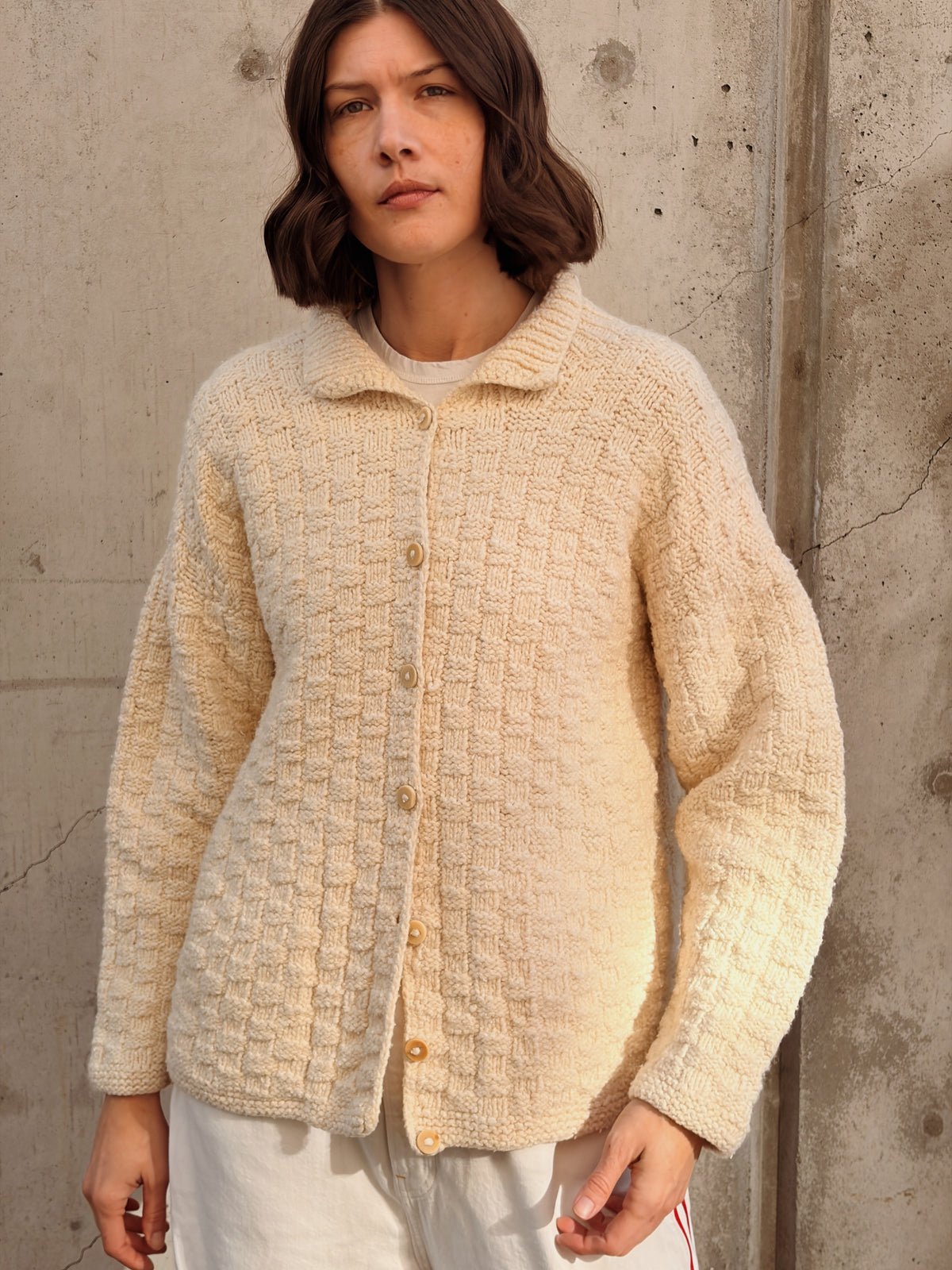 Basketweave Cardi