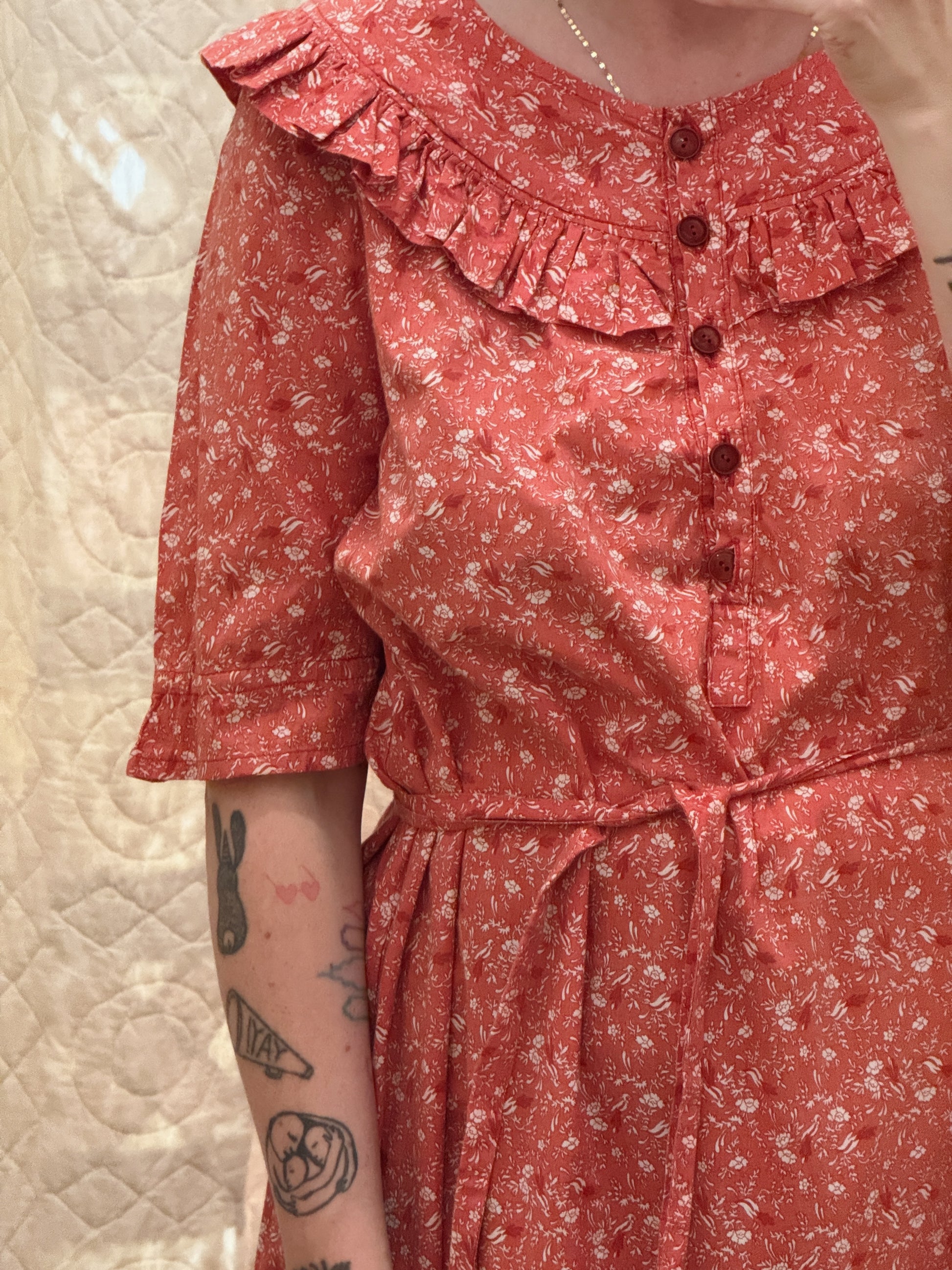 Pink Floral Dress