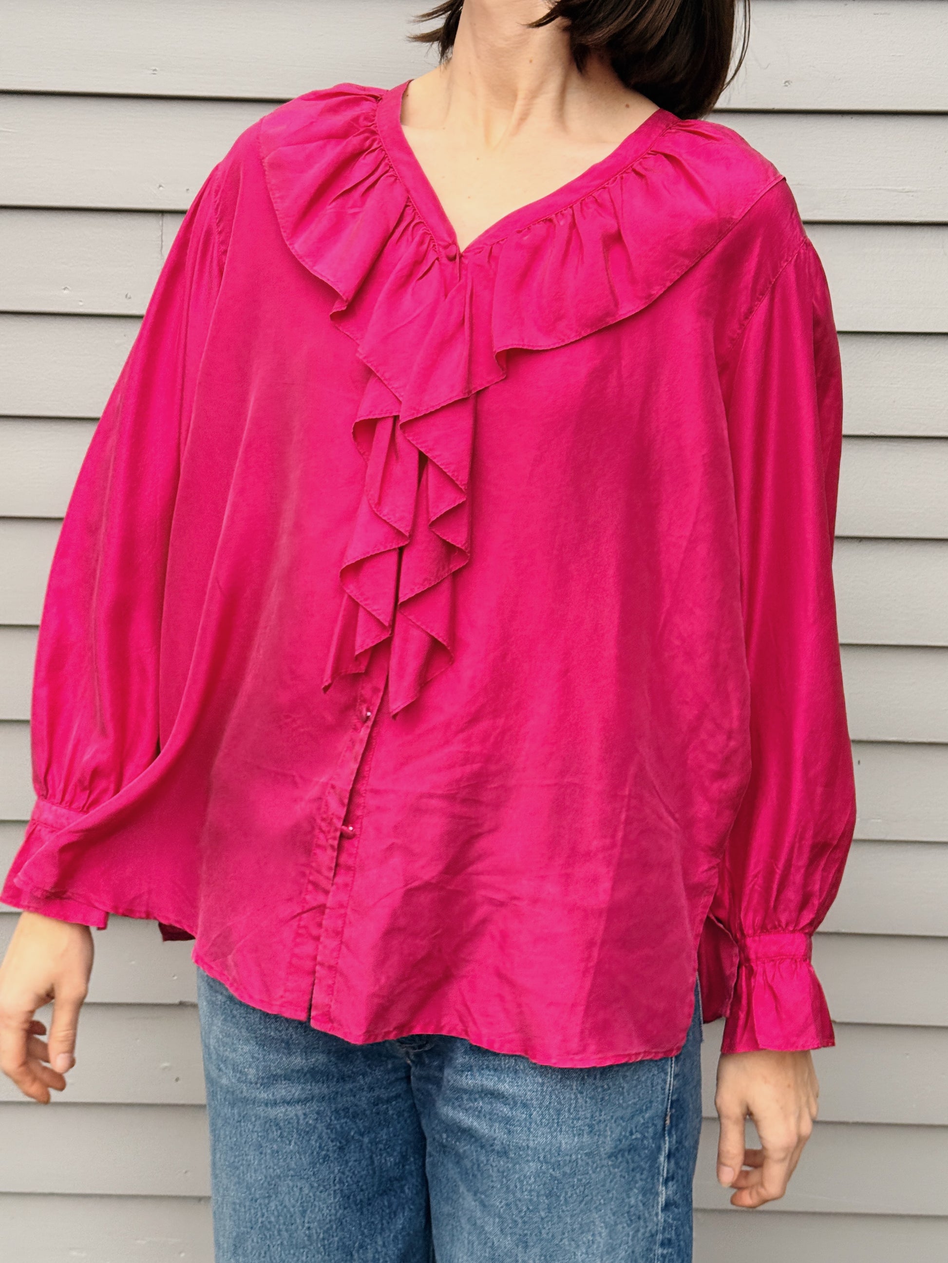 Silk Poet Blouse