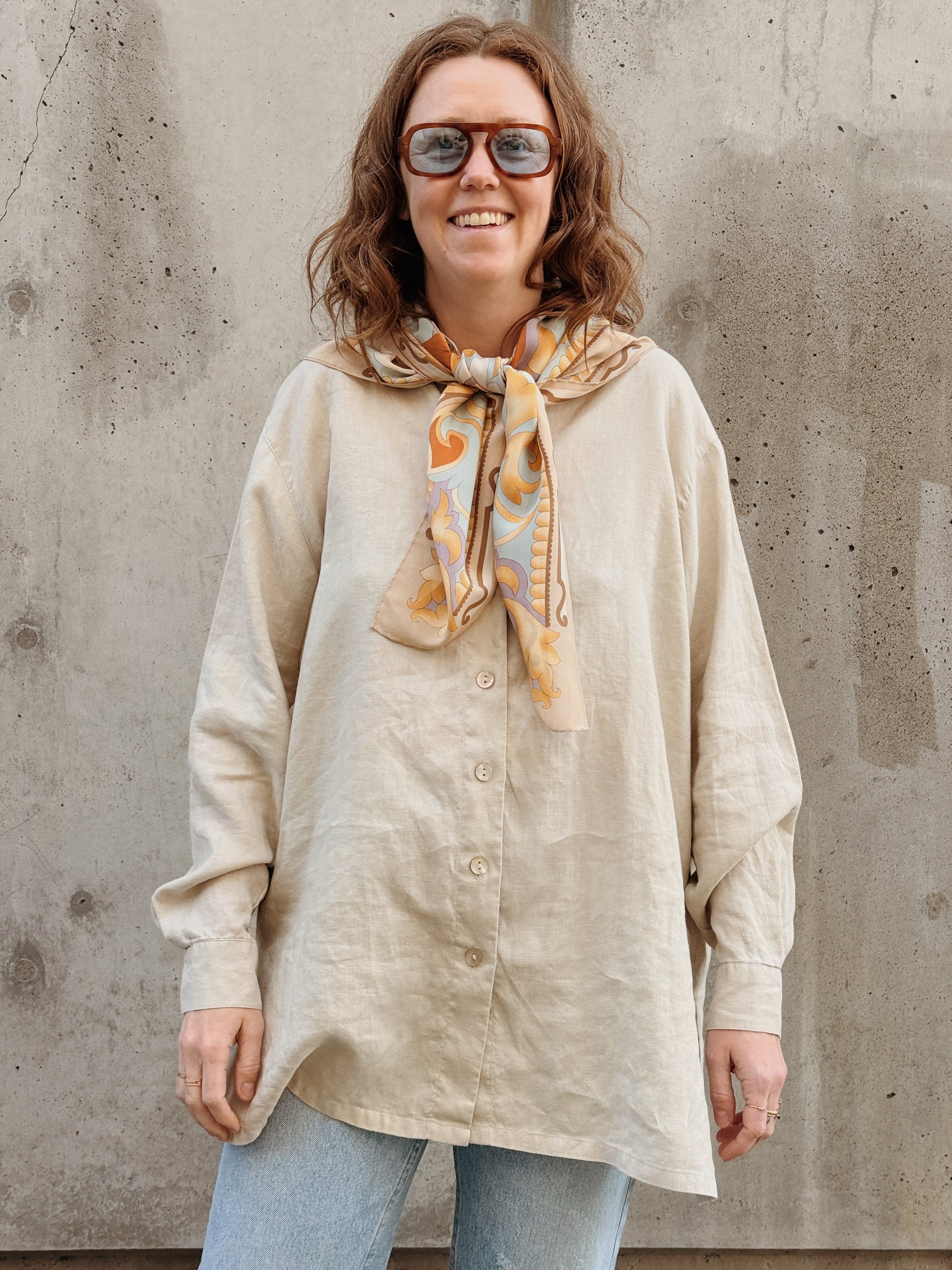 Oatmeal Linen Tunic