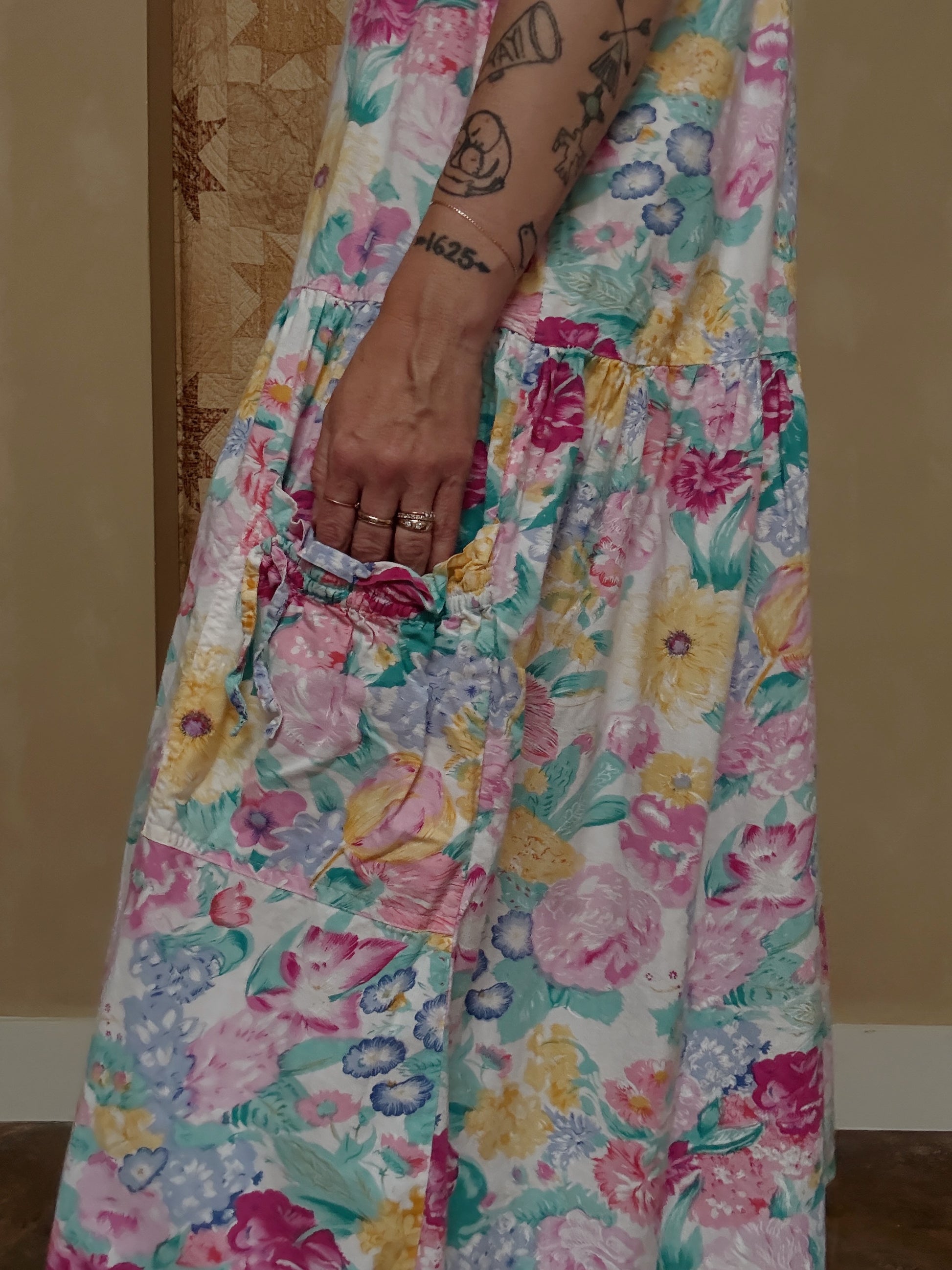 Floral Dropwaist Dress