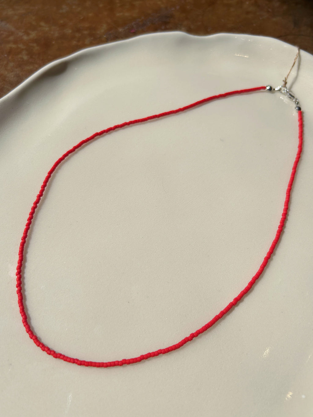 Vermillion Matte Necklace
