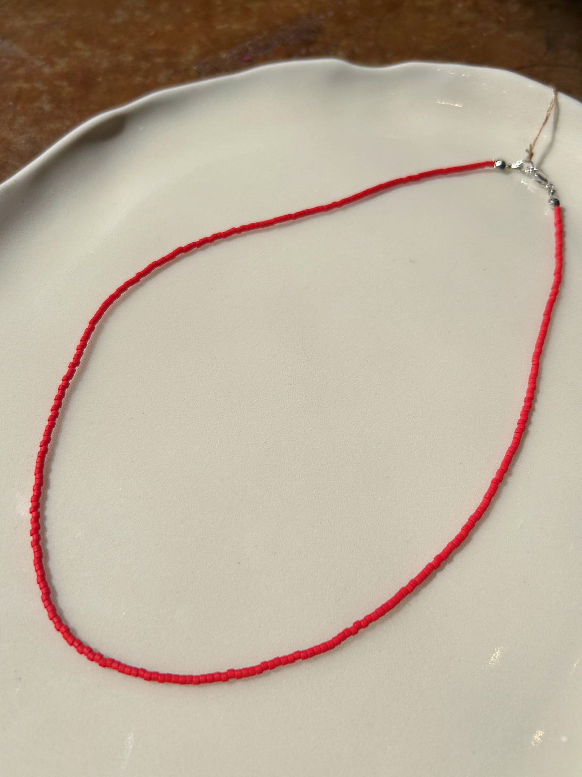 Vermillion Matte Necklace