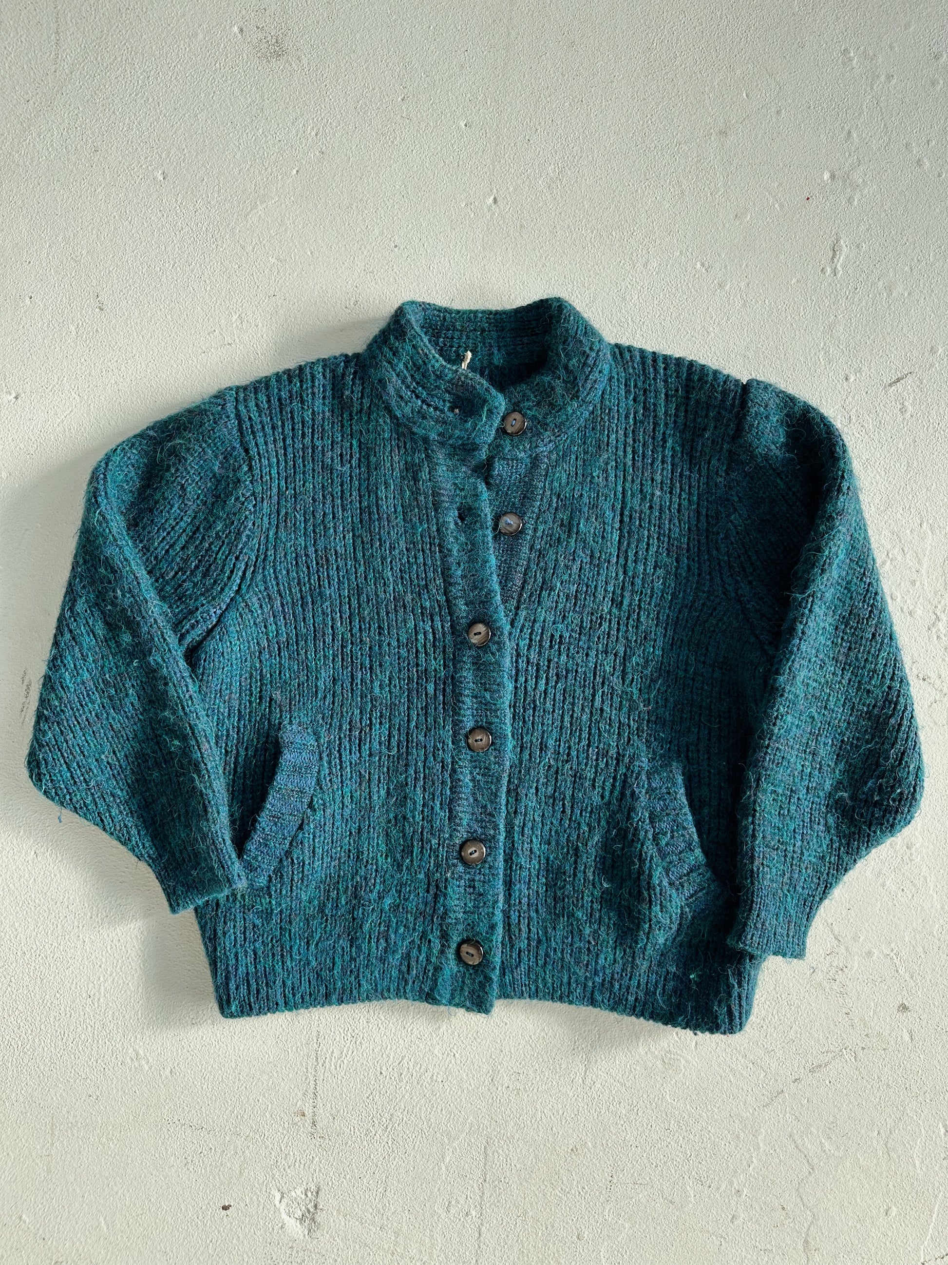 Chunky Knit Wool Cardigan