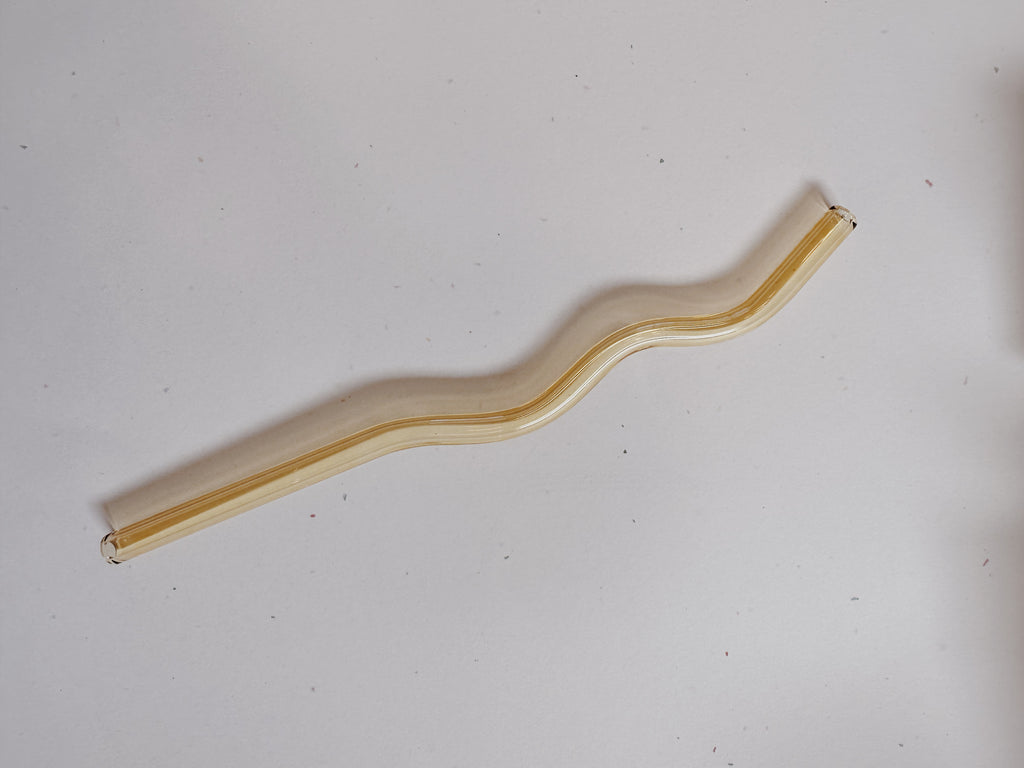 Wavy Glass Straws
