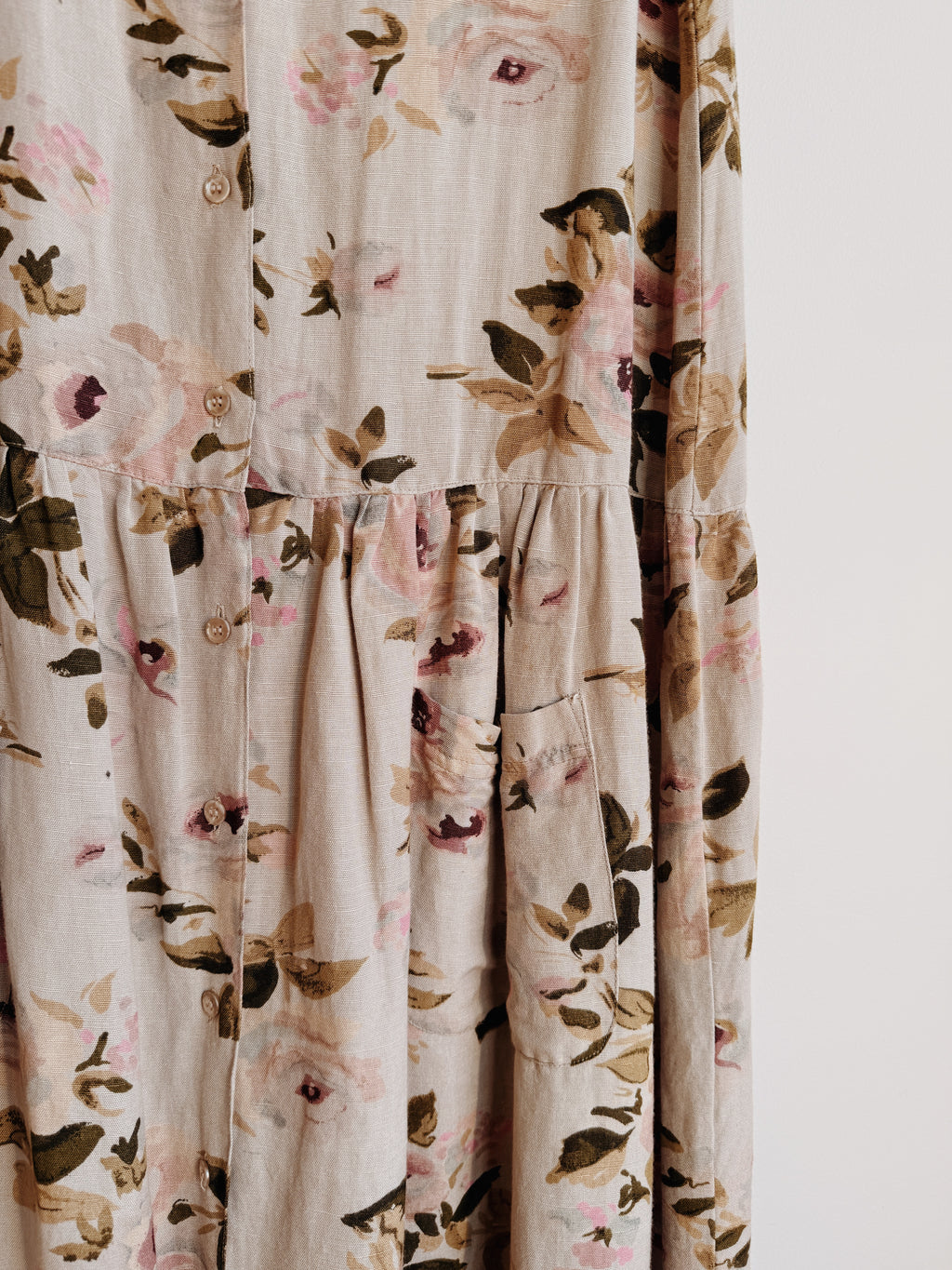 Floral Drop Waist Dress