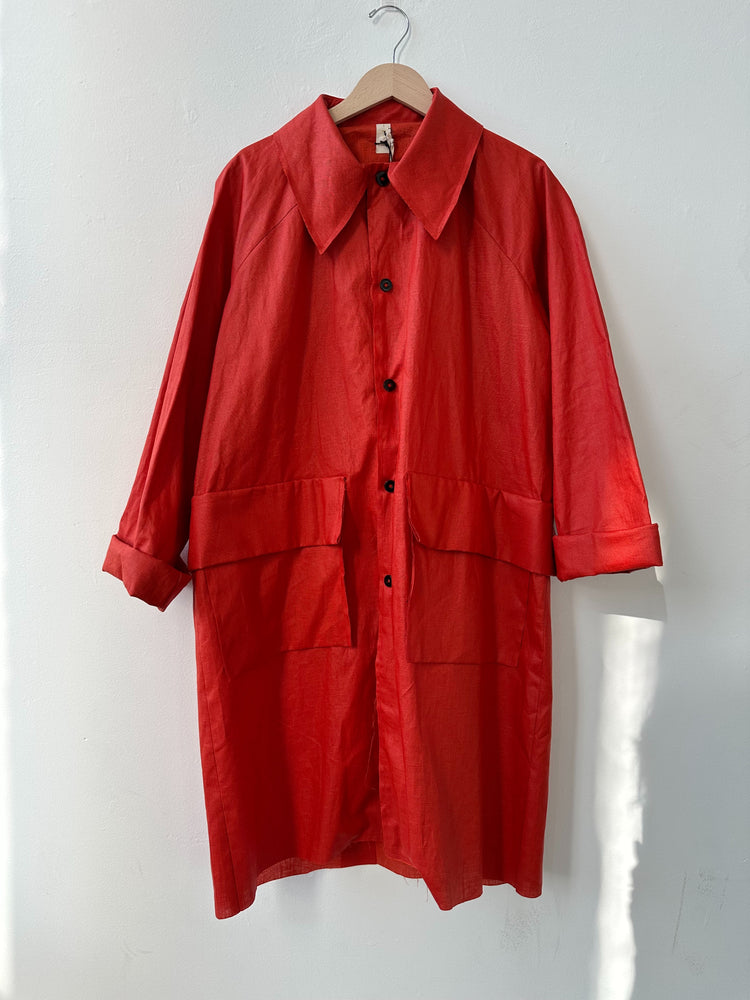 Linen Raincoat