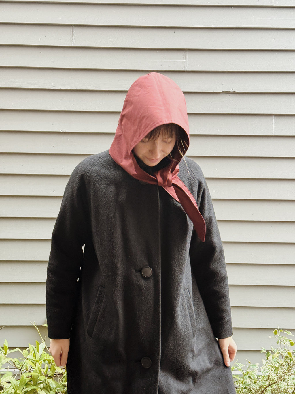 Cashmere Collarless Coat