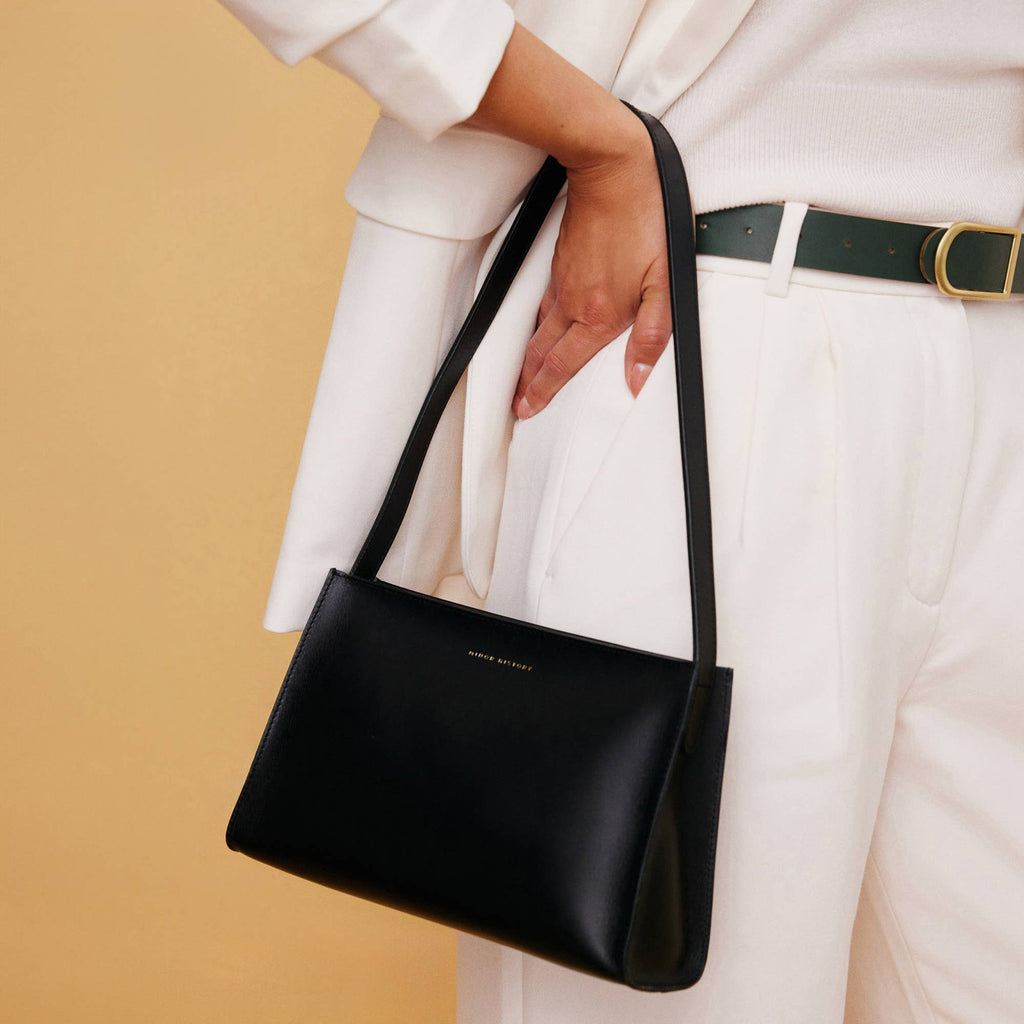 The Line Shoulder Bag - Black