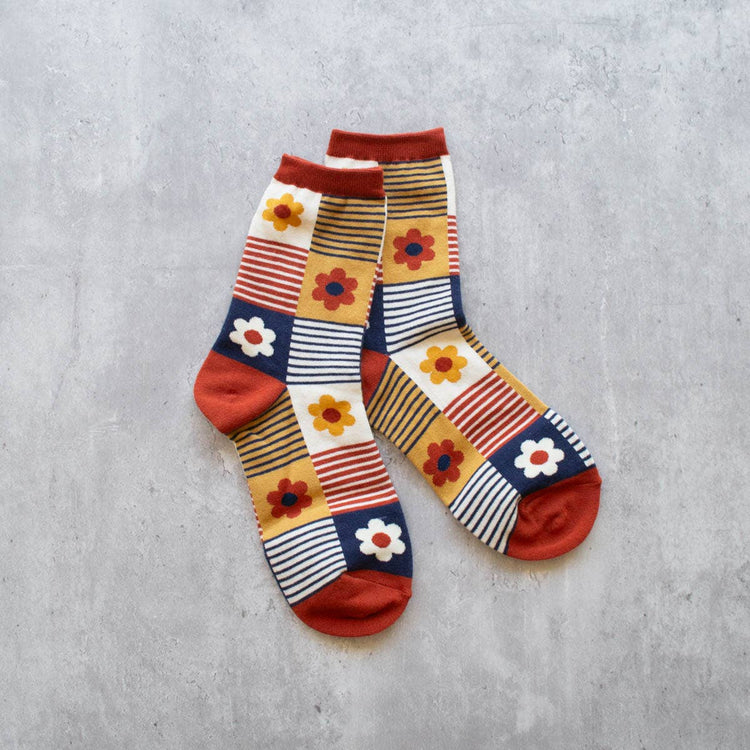 Daisy Multi Striped Socks