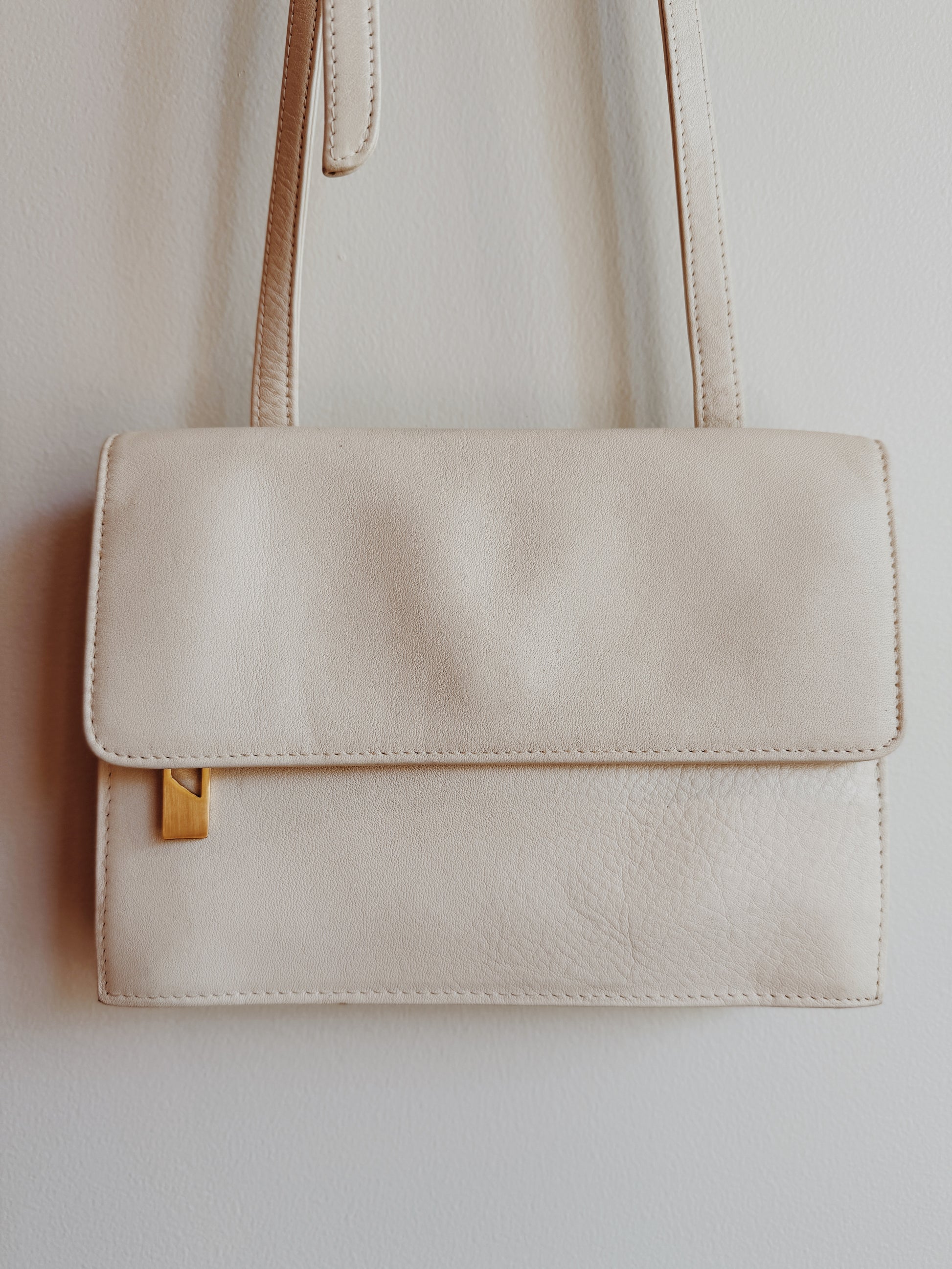 Cream Crossbody Bag