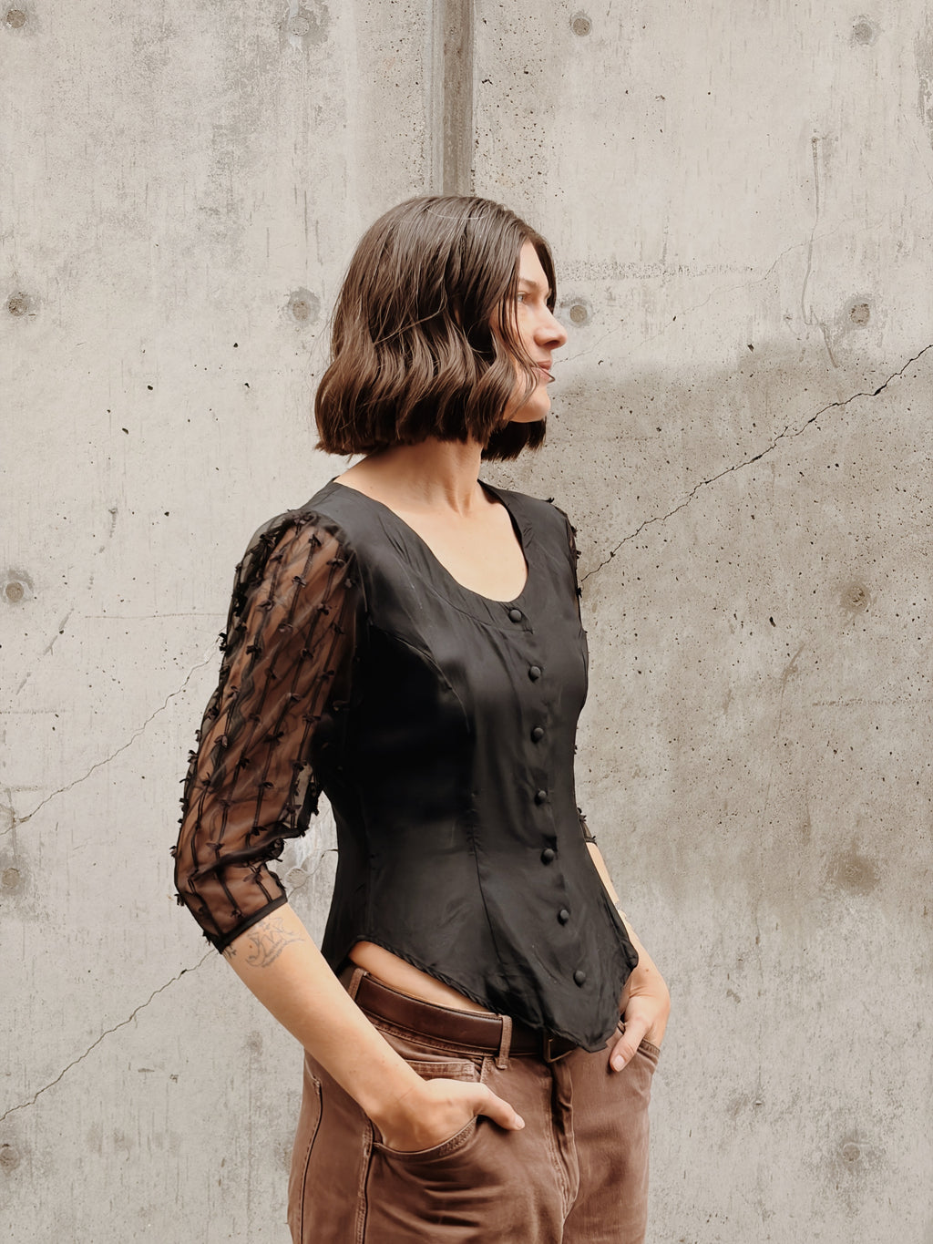 Sitting Pretty Mini Bows Blouse