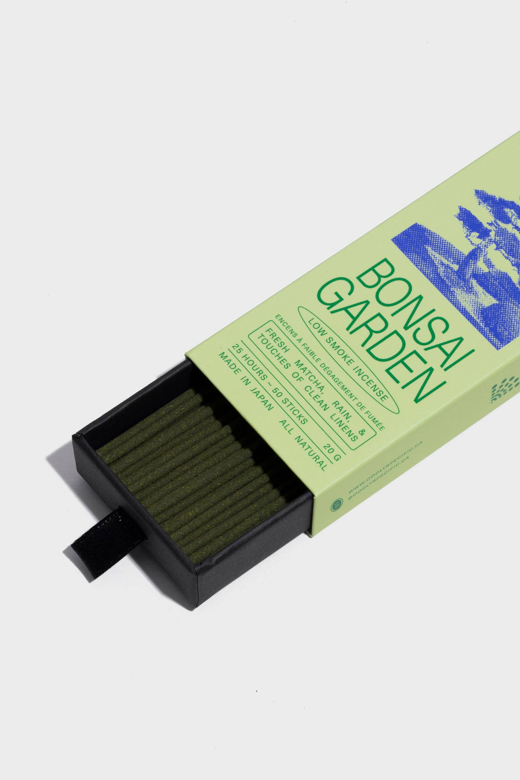 Bonsai Garden | Low Smoke Incense, Made in Japan, Natural