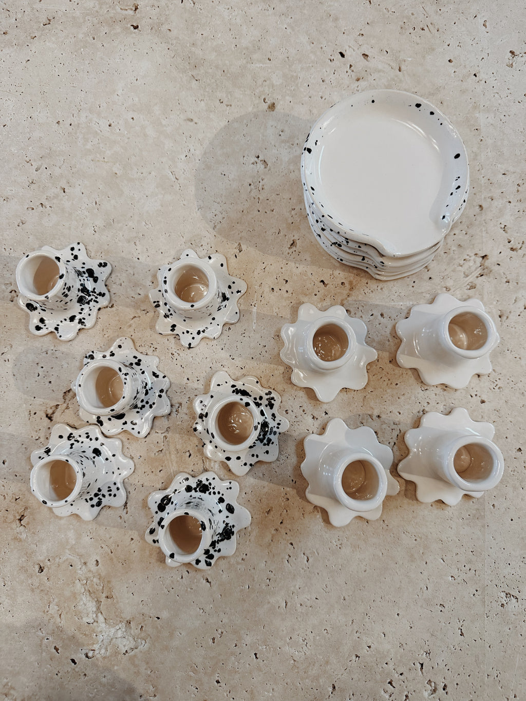 White Candlestick Holder