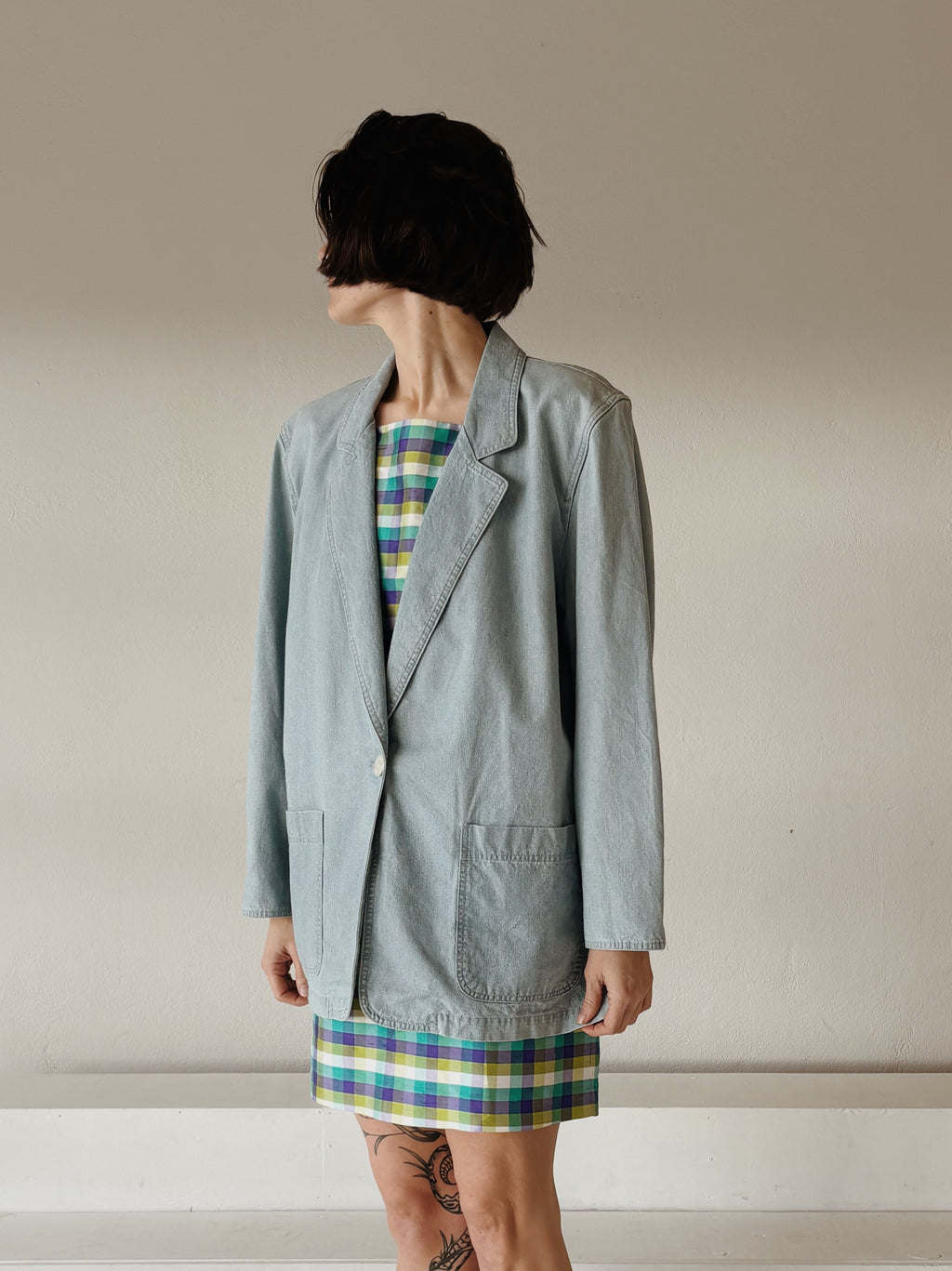 Chambray Blazer