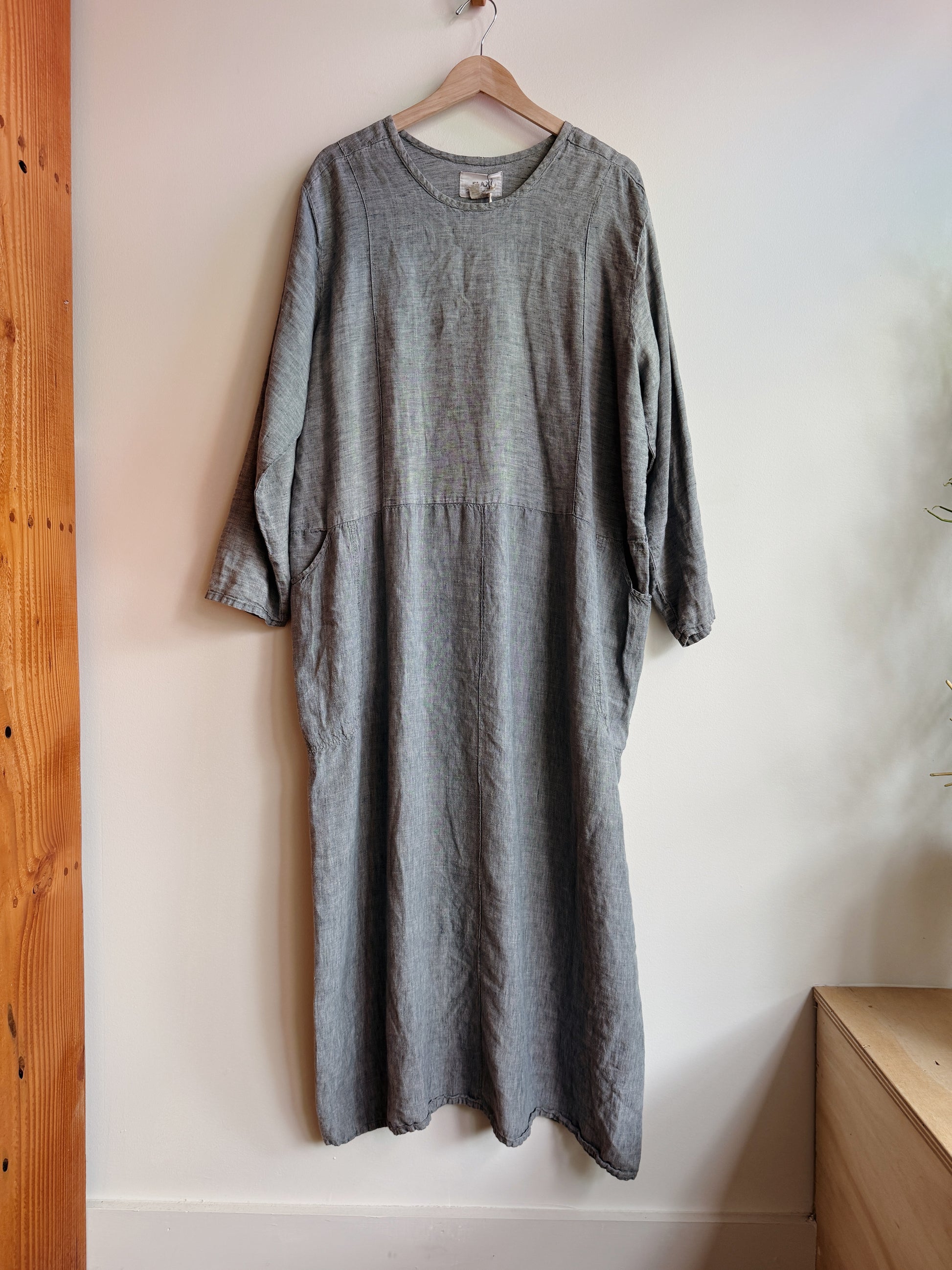Flax Blue Stripe Dress