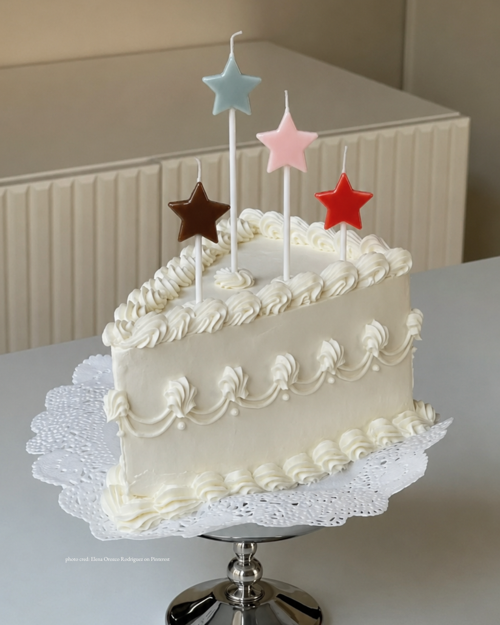 Star Candles - French Blue, Blush, Chocolate, Red