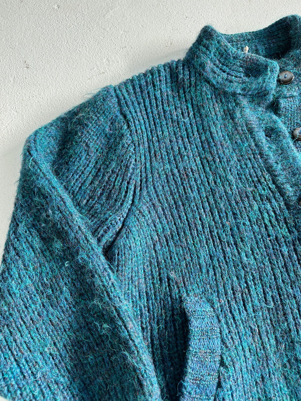 Chunky Knit Wool Cardigan