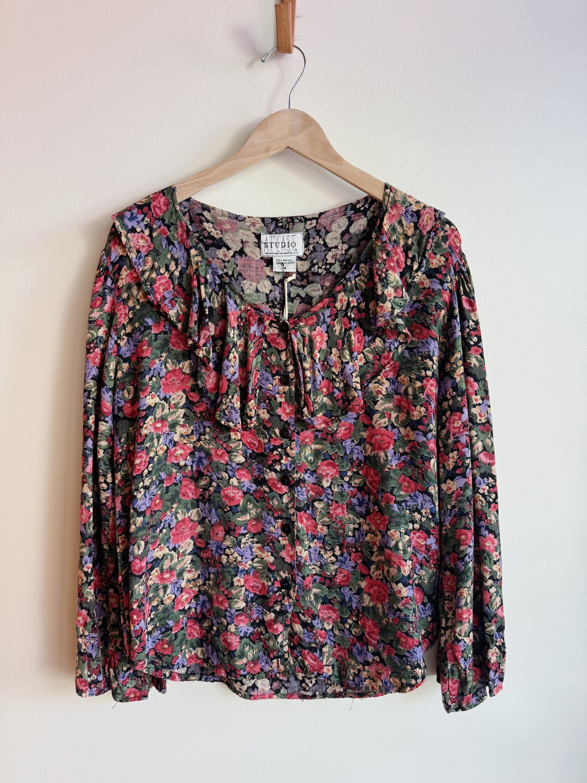 Ruffle Collar Blouse