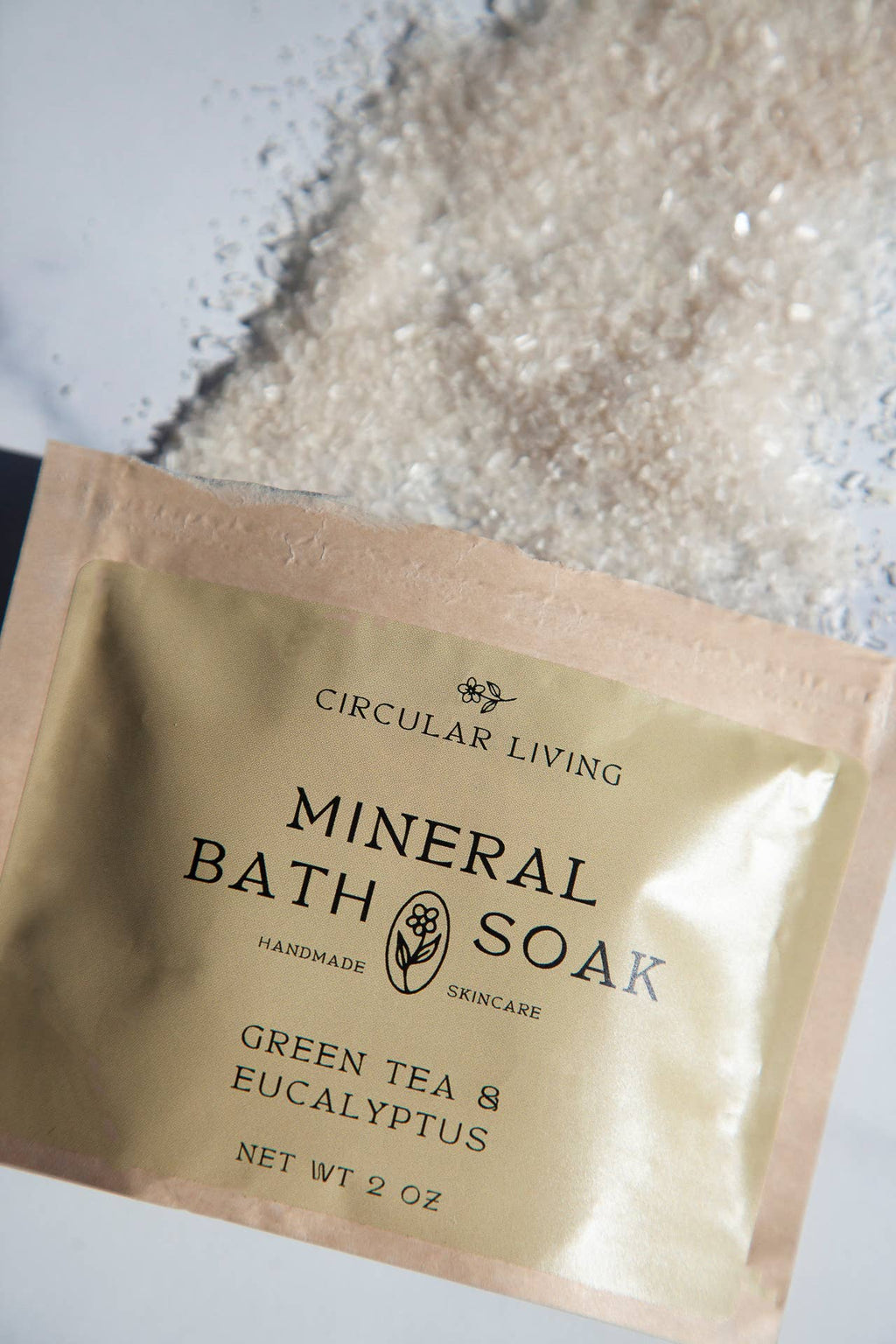 Mineral Bath Soak Sachet - Green Tea & Eucalyptus