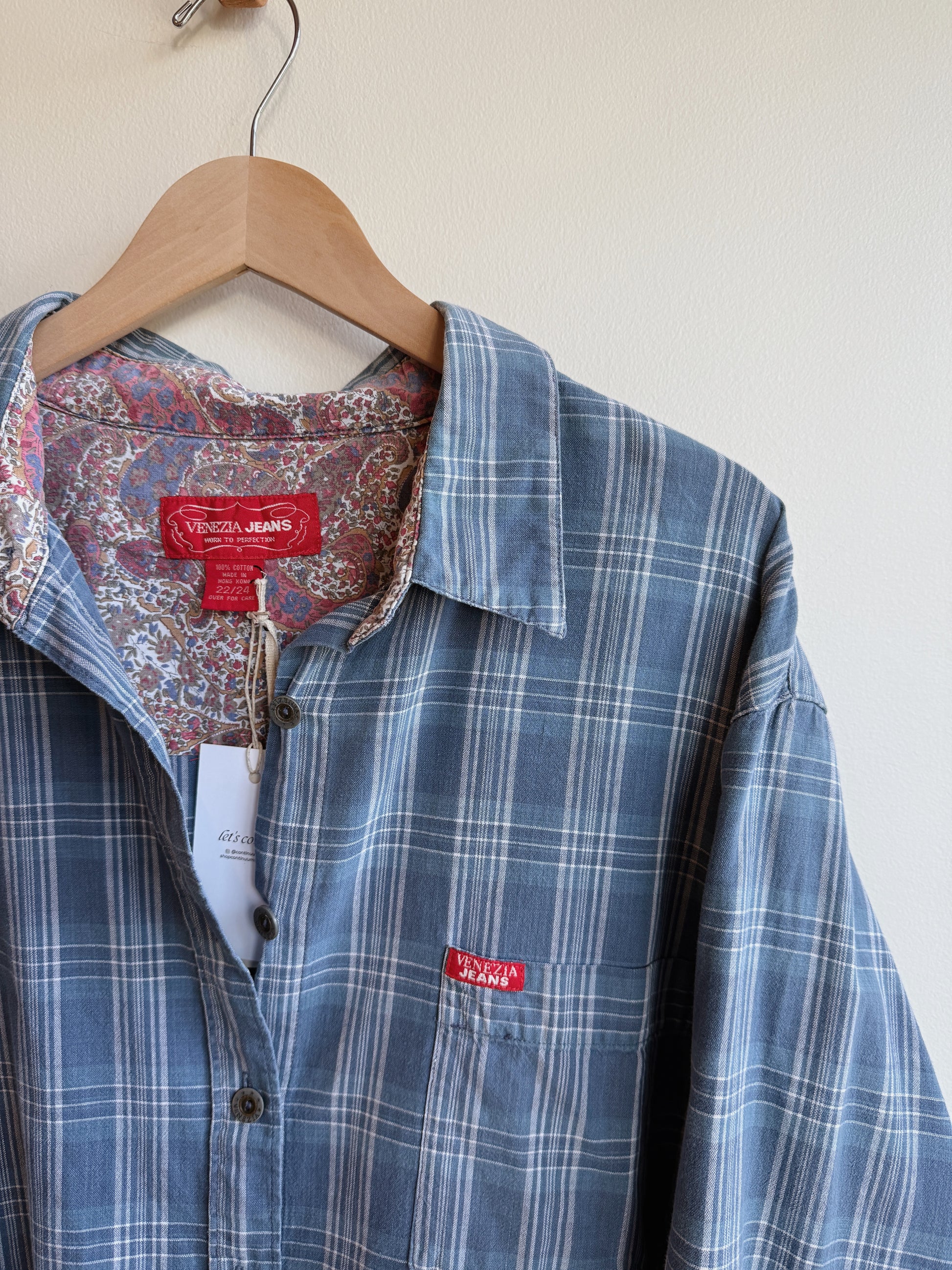 Blue Plaid Buttondown