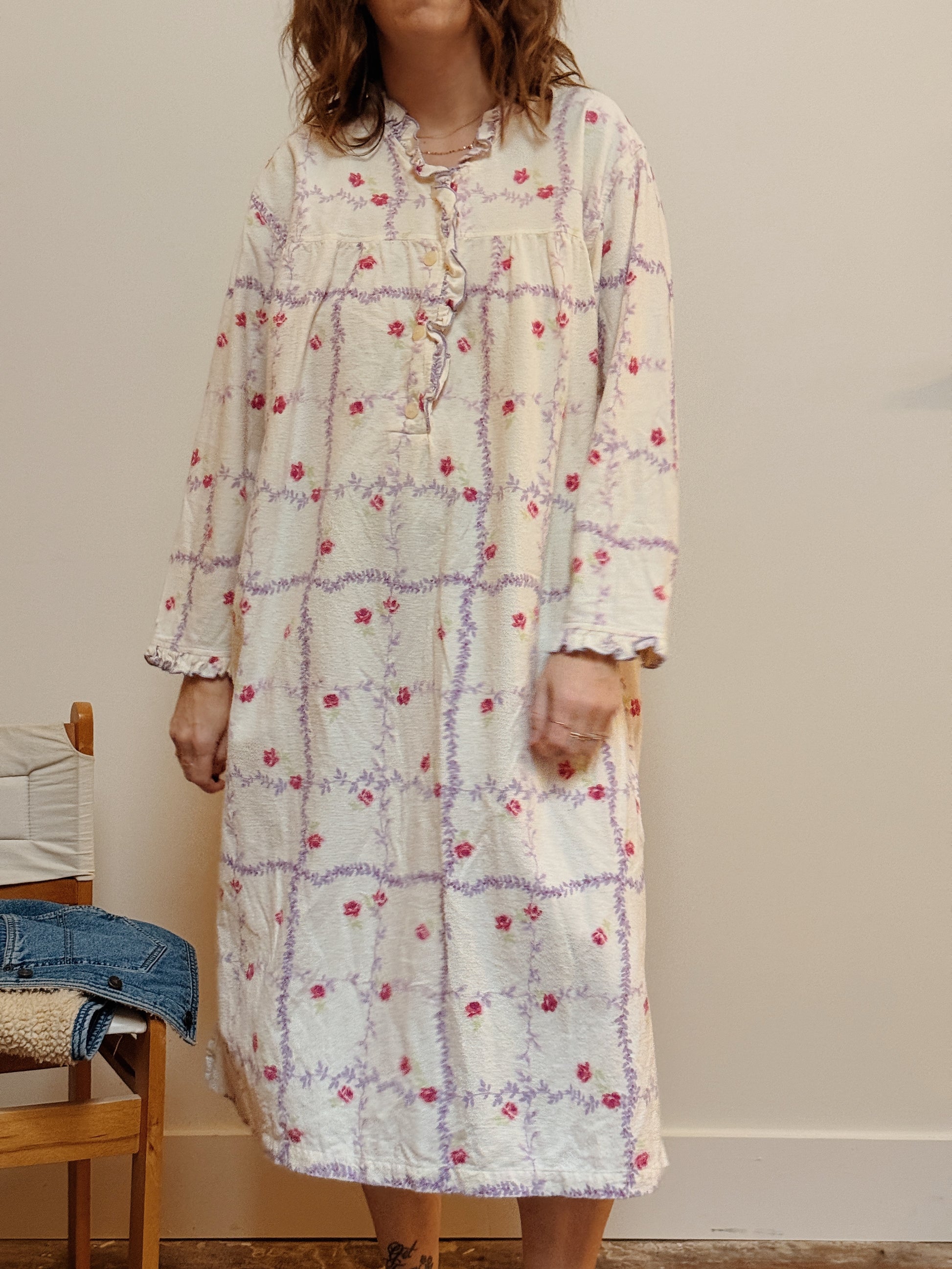 Cherokee Cotton Flannel Nightgown