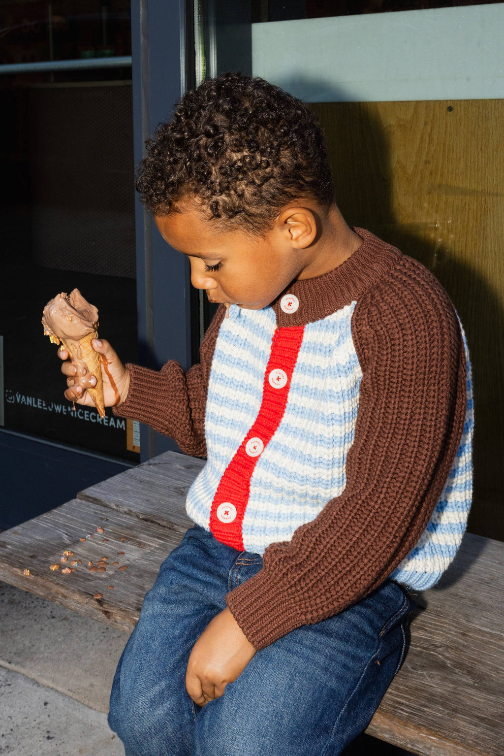 Kids Chunky Knit Cardigan