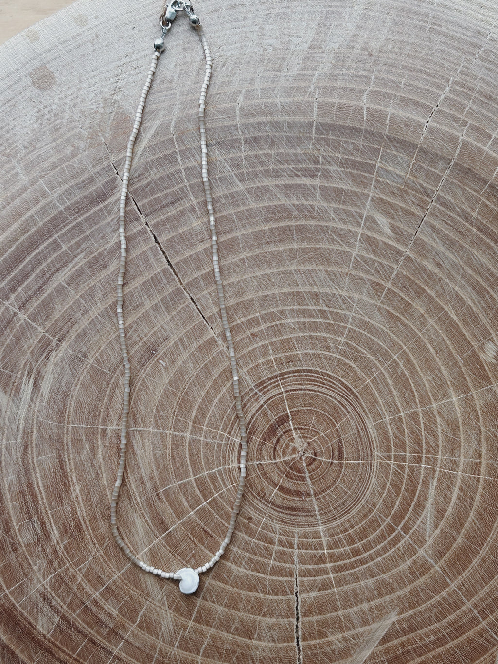 Pink Shell Bead Necklaces