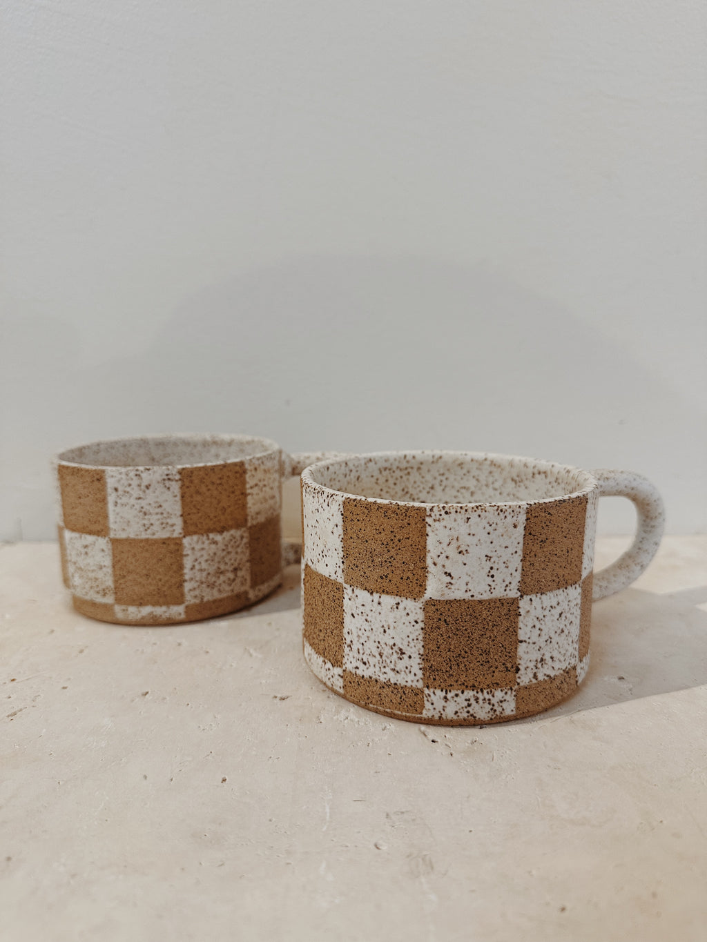 Ceramic Check Mug