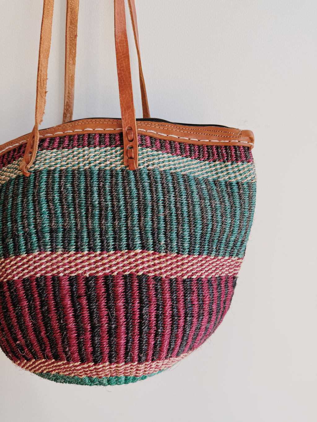 Colorful Sisal Bag
