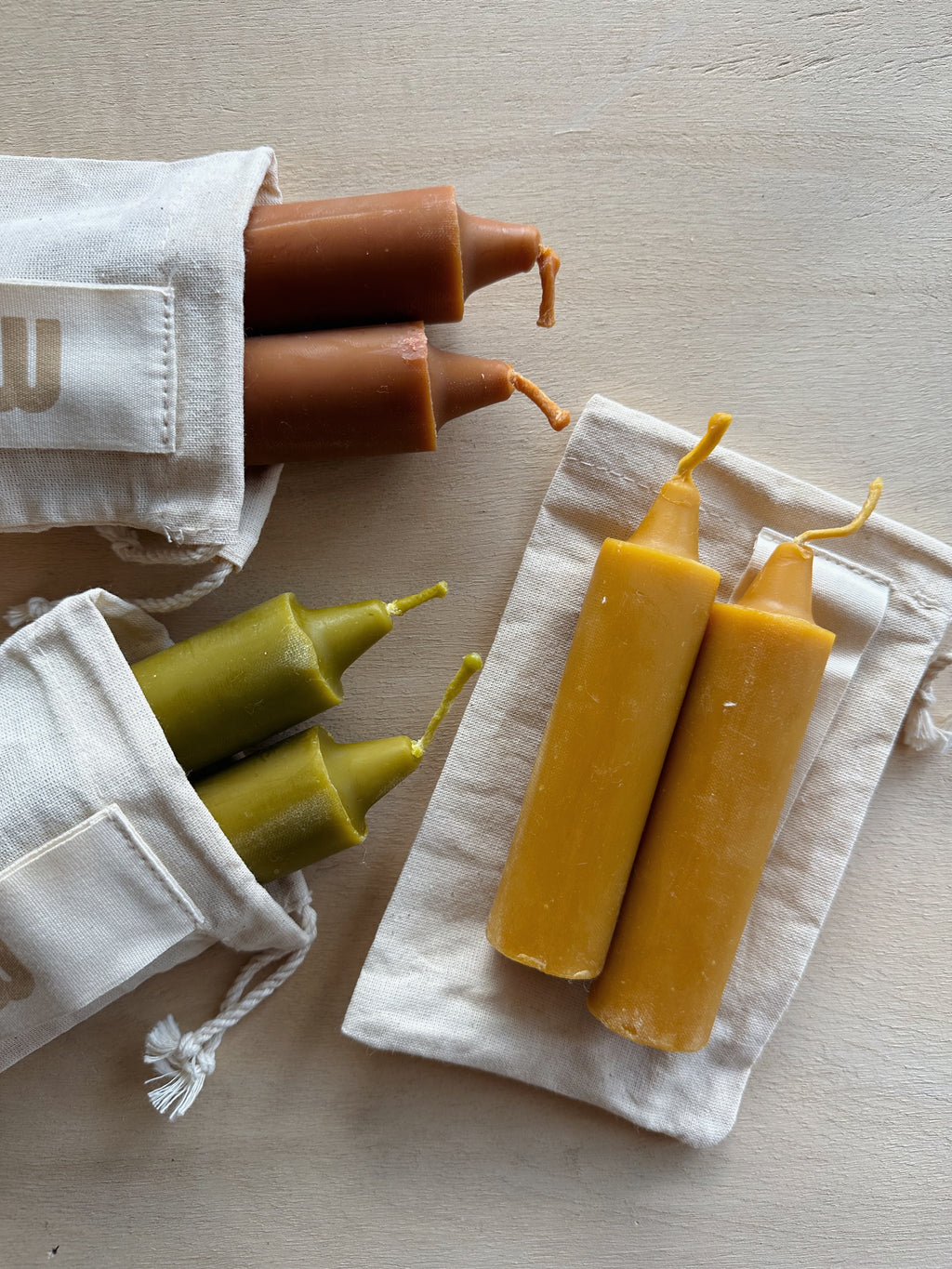 Beeswax Candle Set